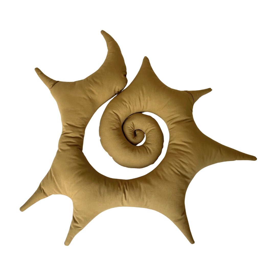 Spiral Pillow in Russet