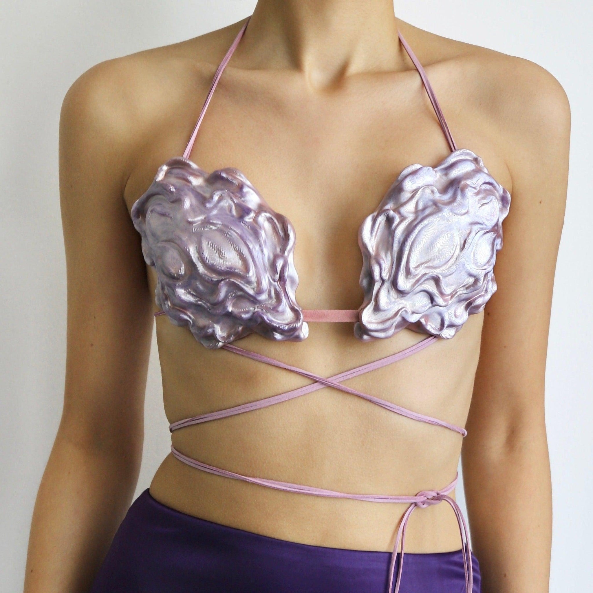 Top Shell Bra Violet Shell Bra – Ap0cene1