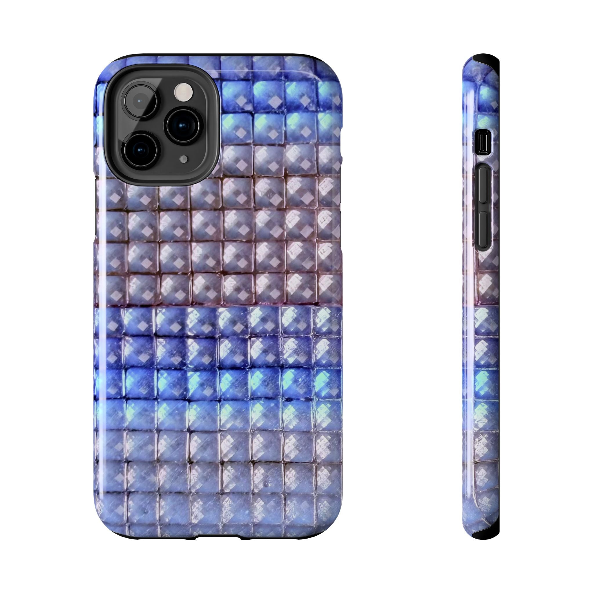 Blue Studs Airbrush iPhone Case
