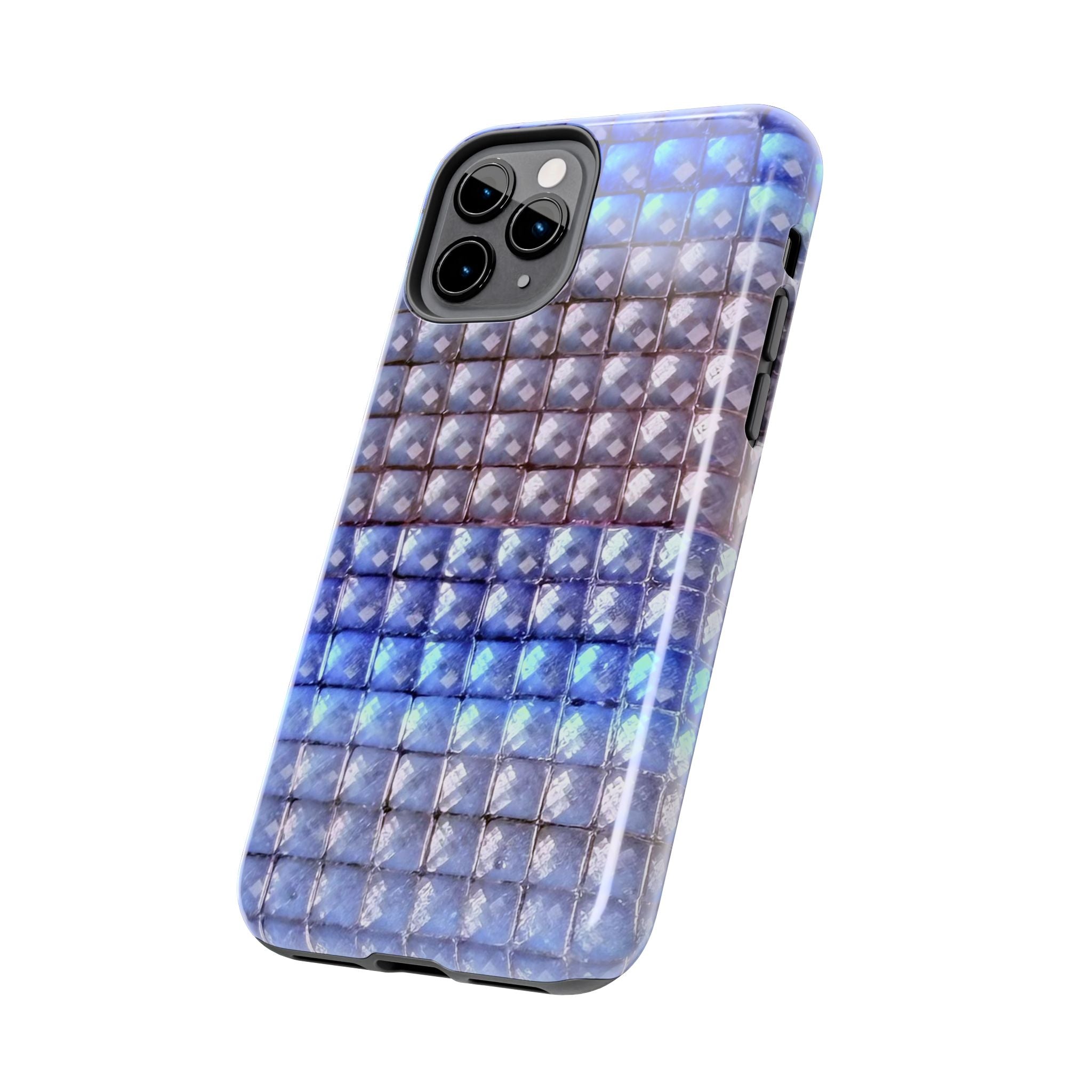 Blue Studs Airbrush iPhone Case