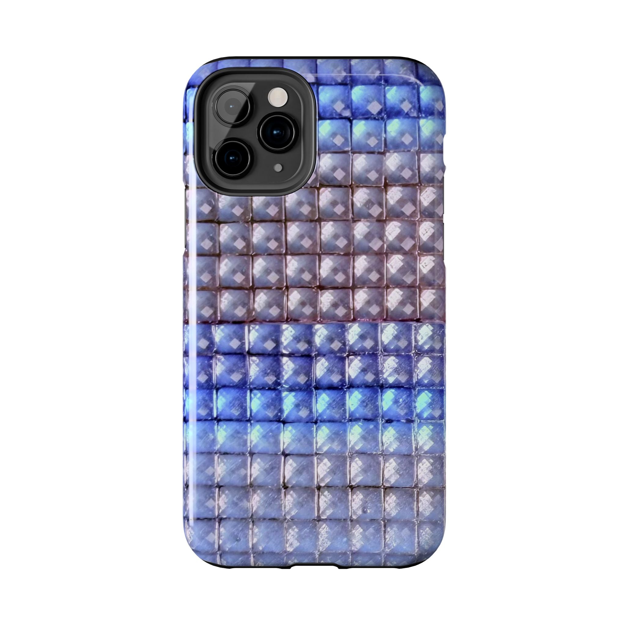 Blue Studs Airbrush iPhone Case