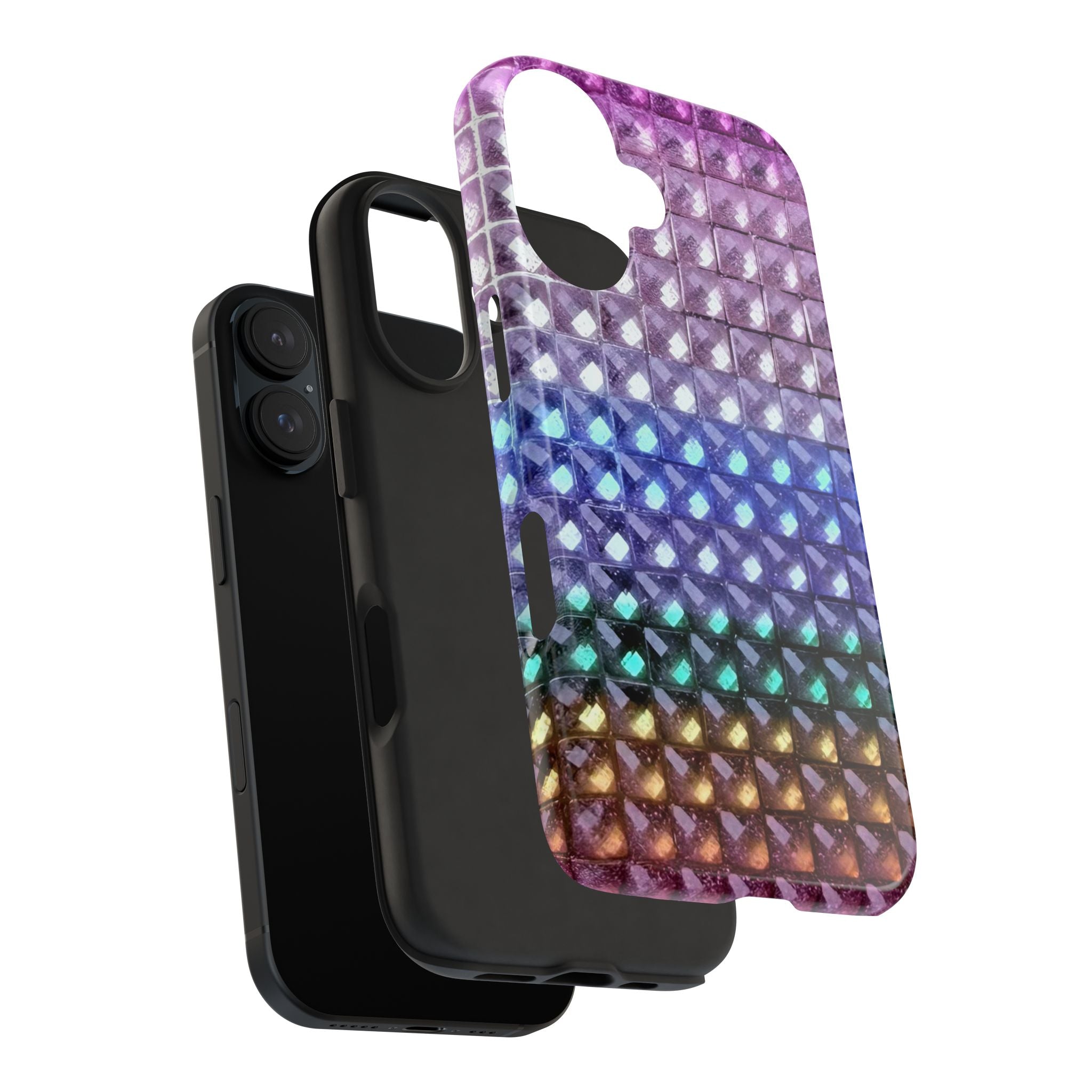 Multicolor Studs Airbrush iPhone Case