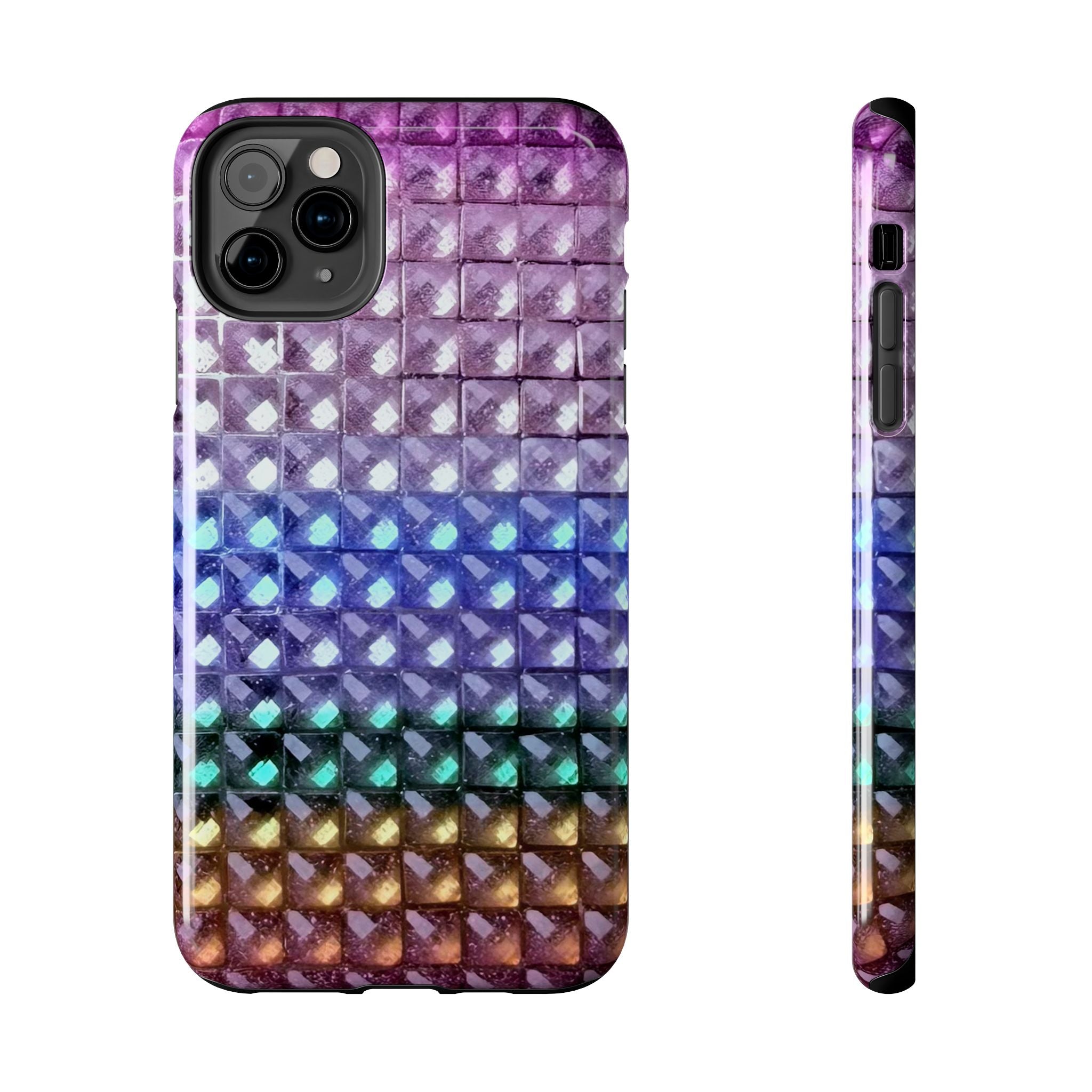 Multicolor Studs Airbrush iPhone Case