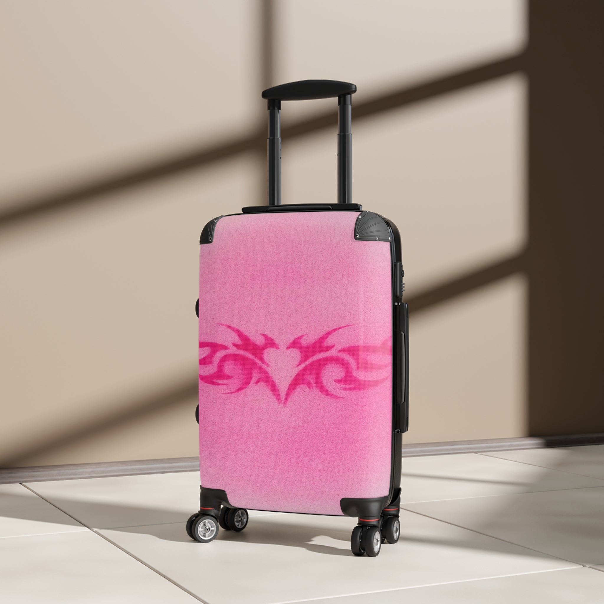 Pink Trampstamp Airbrush Suitcase