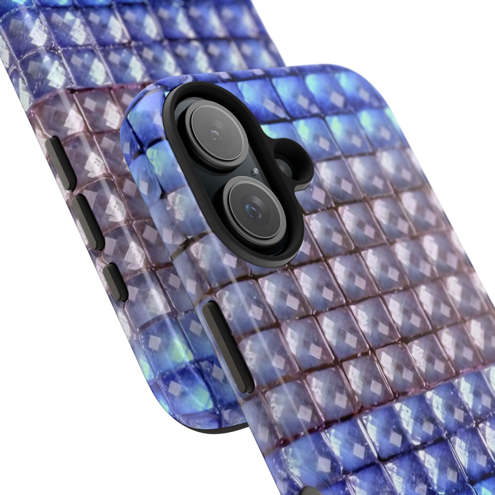Blue Studs Airbrush iPhone Case