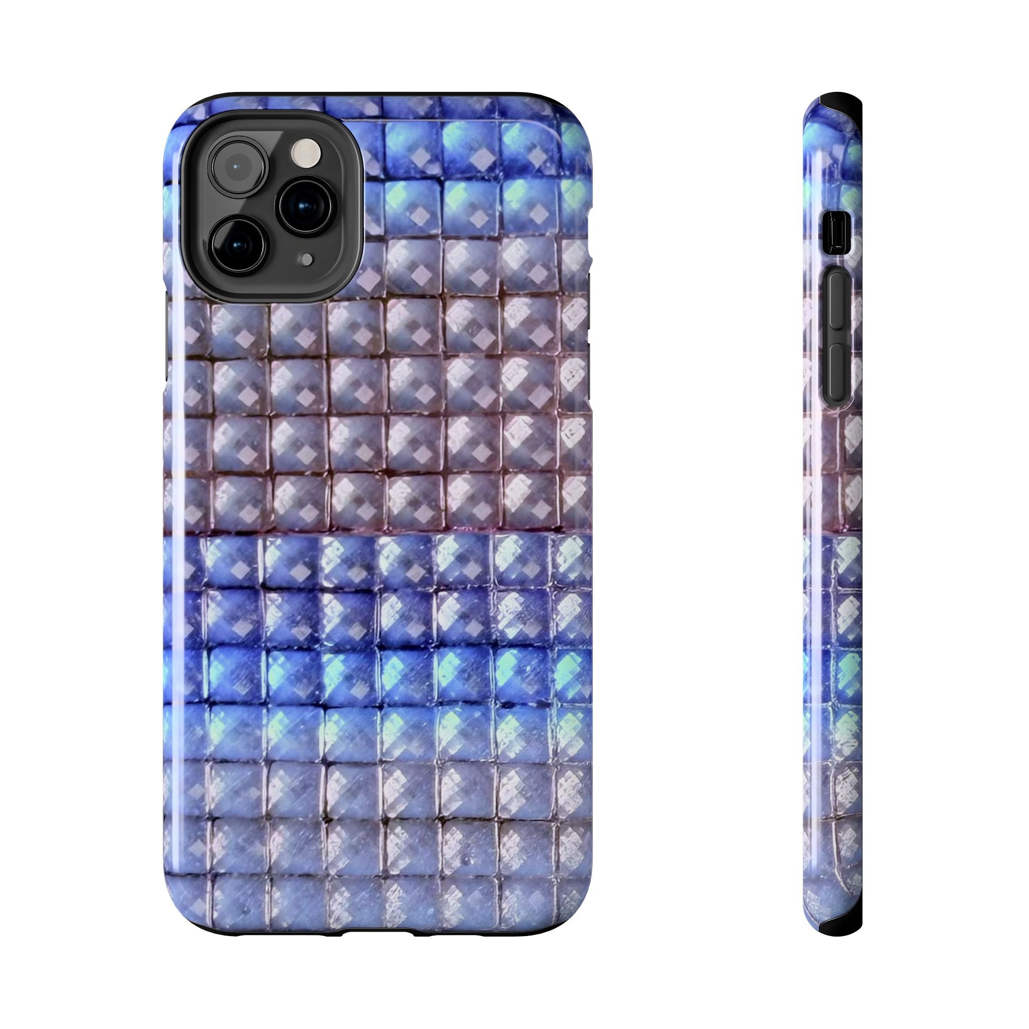 Blue Studs Airbrush iPhone Case