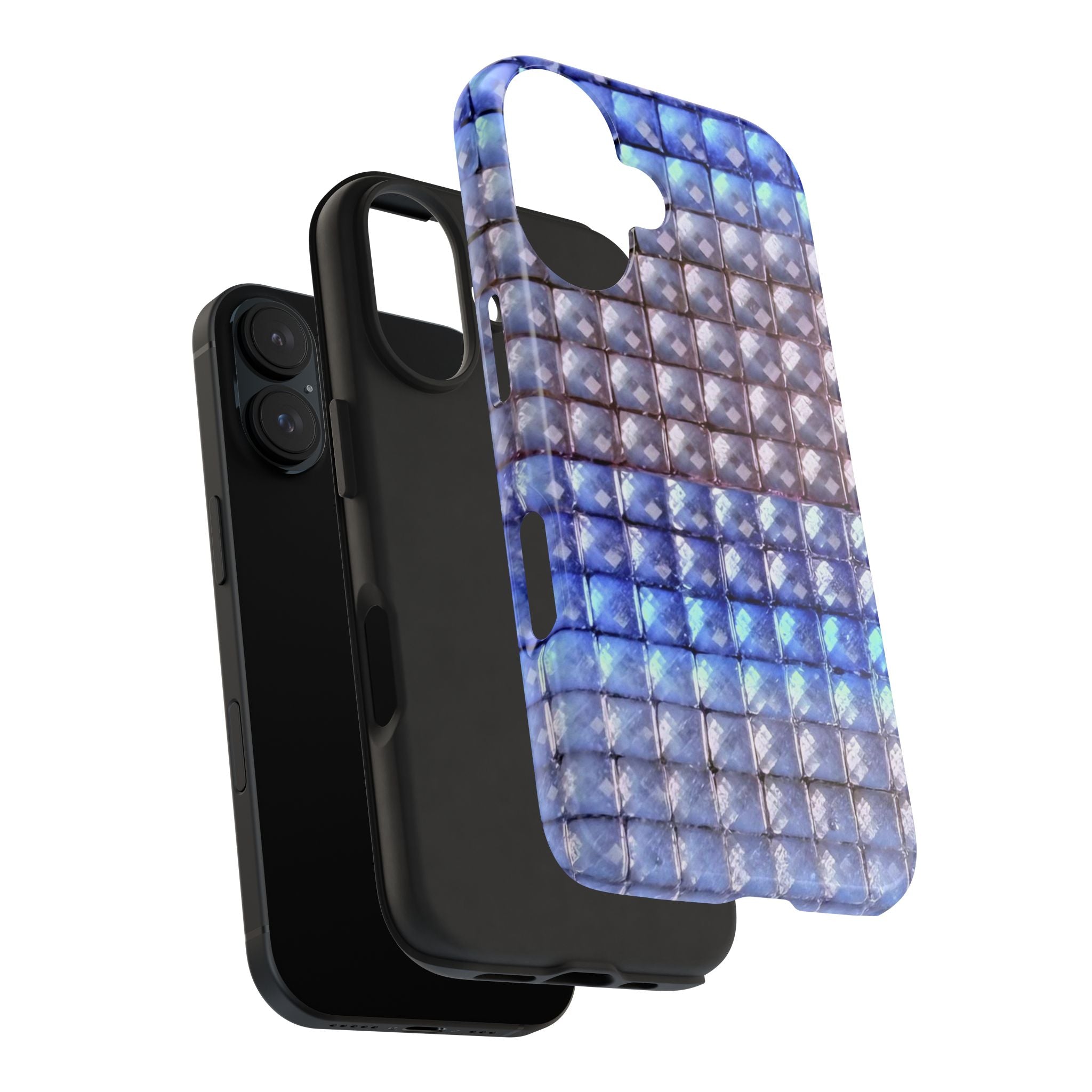 Blue Studs Airbrush iPhone Case