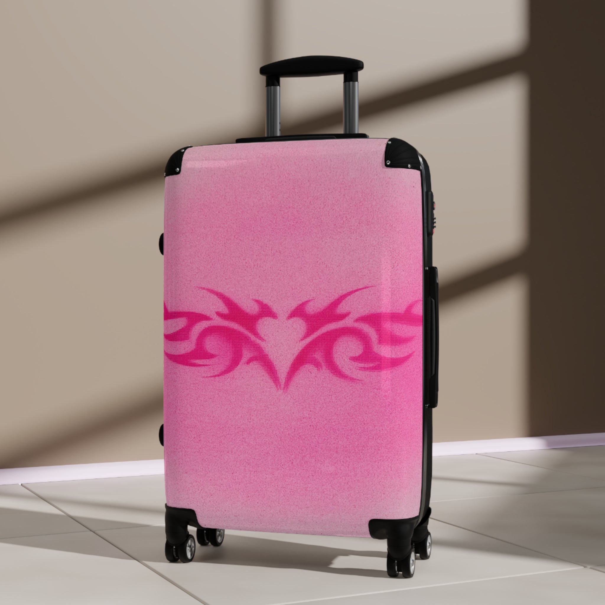 Pink Trampstamp Airbrush Suitcase