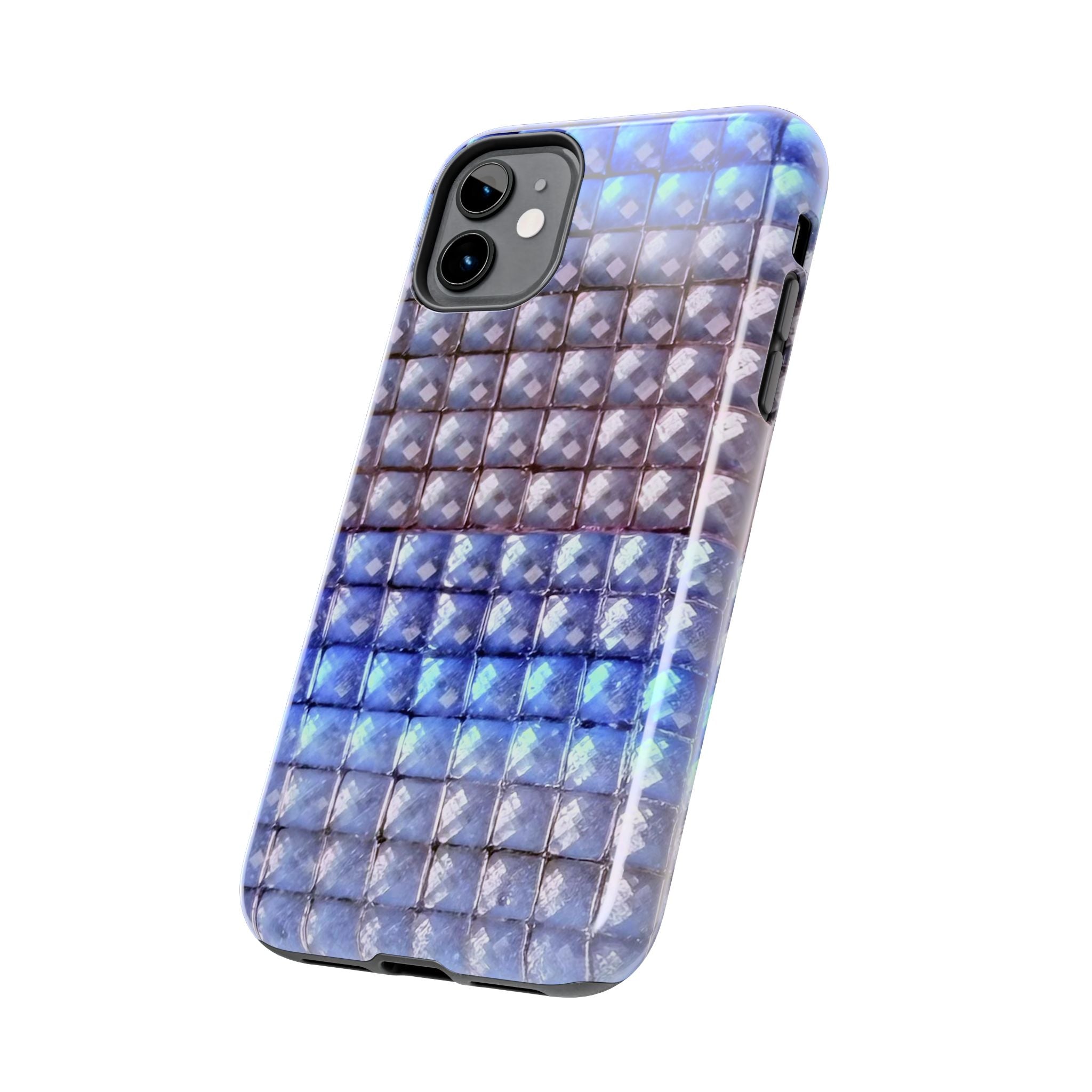 Blue Studs Airbrush iPhone Case