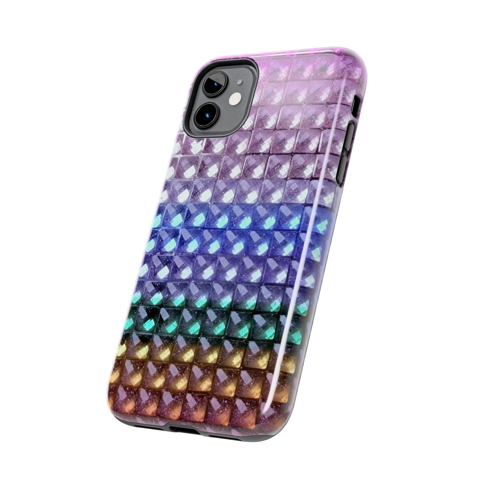 Multicolor Studs Airbrush iPhone Case