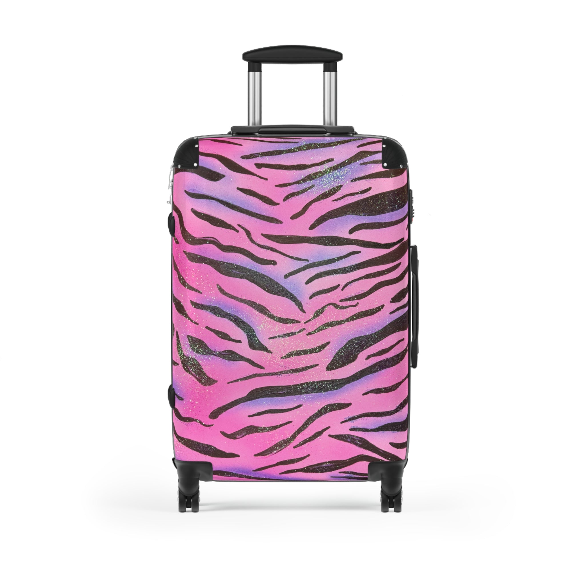 Glitter Zebra Airbrush Suitcase