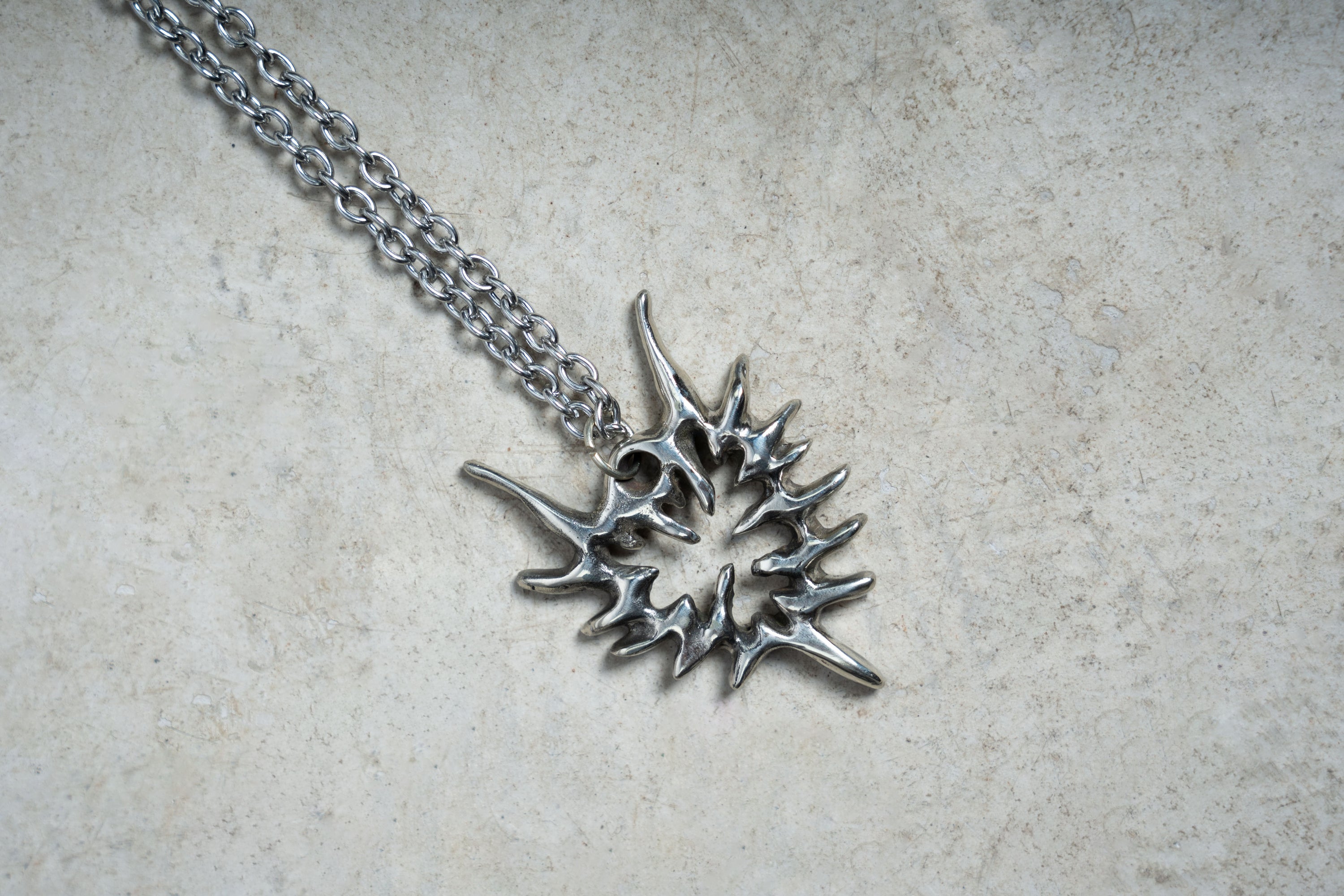 Abstract Heart Necklace