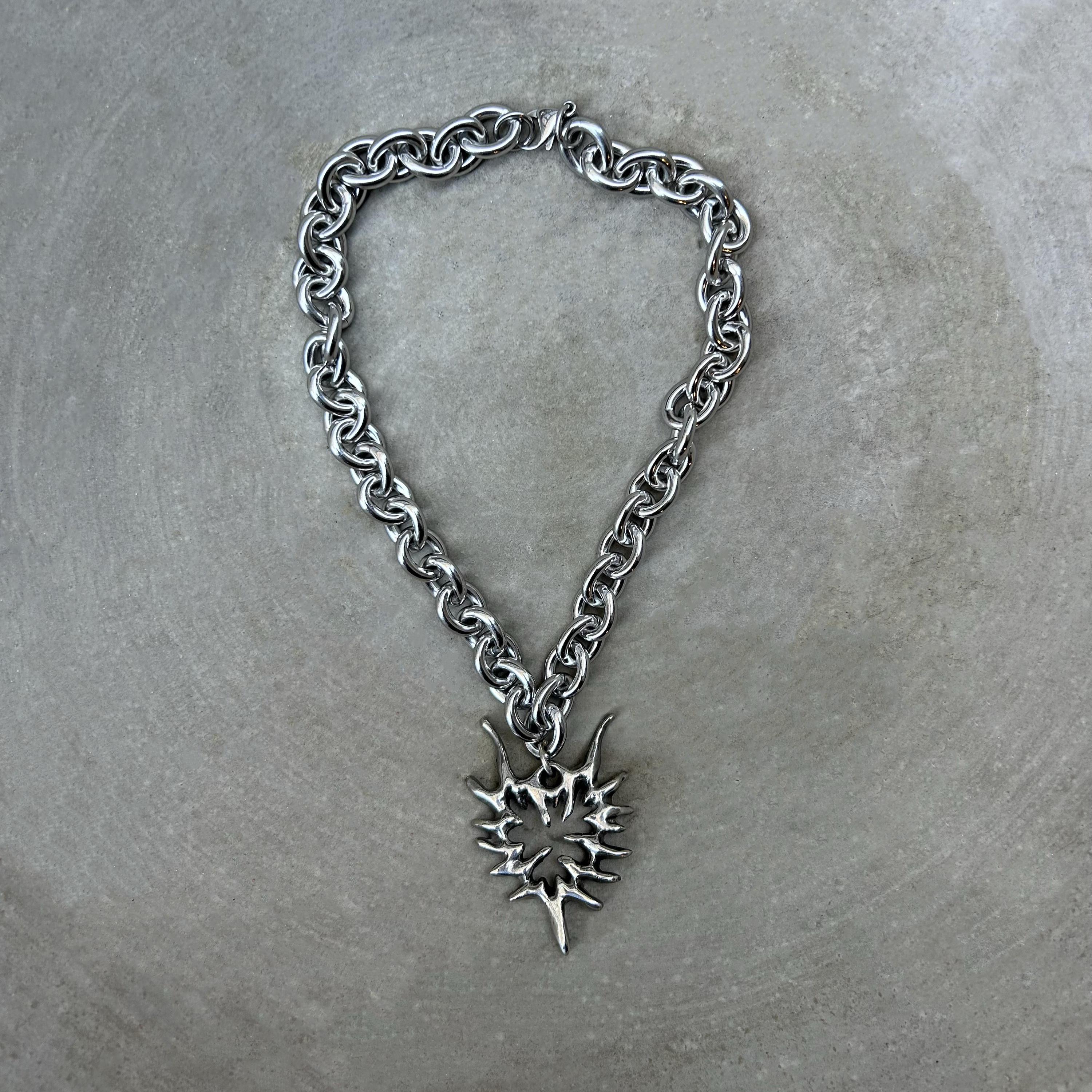 Abstract Heart Necklace