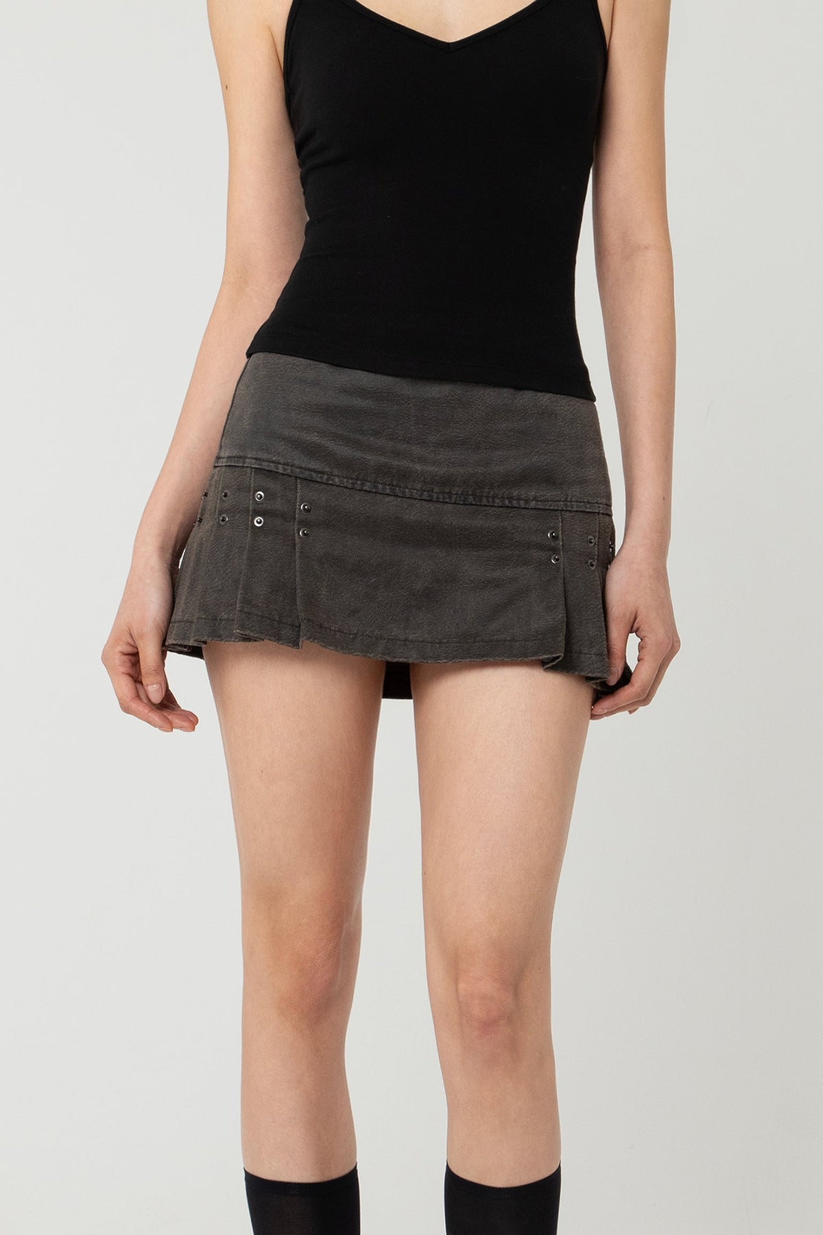Ammo Mini Skort in Coal