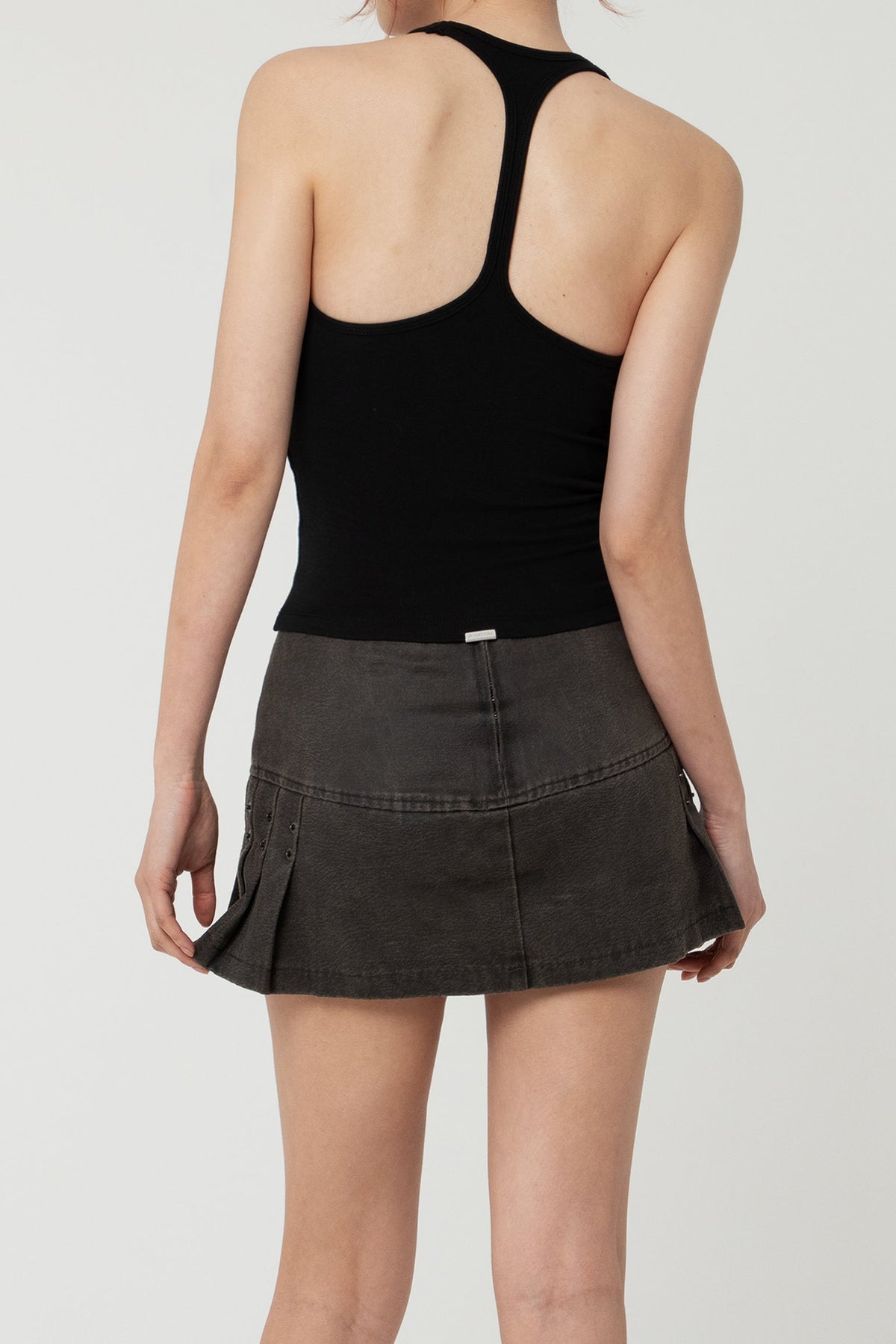 Ammo Mini Skort in Coal