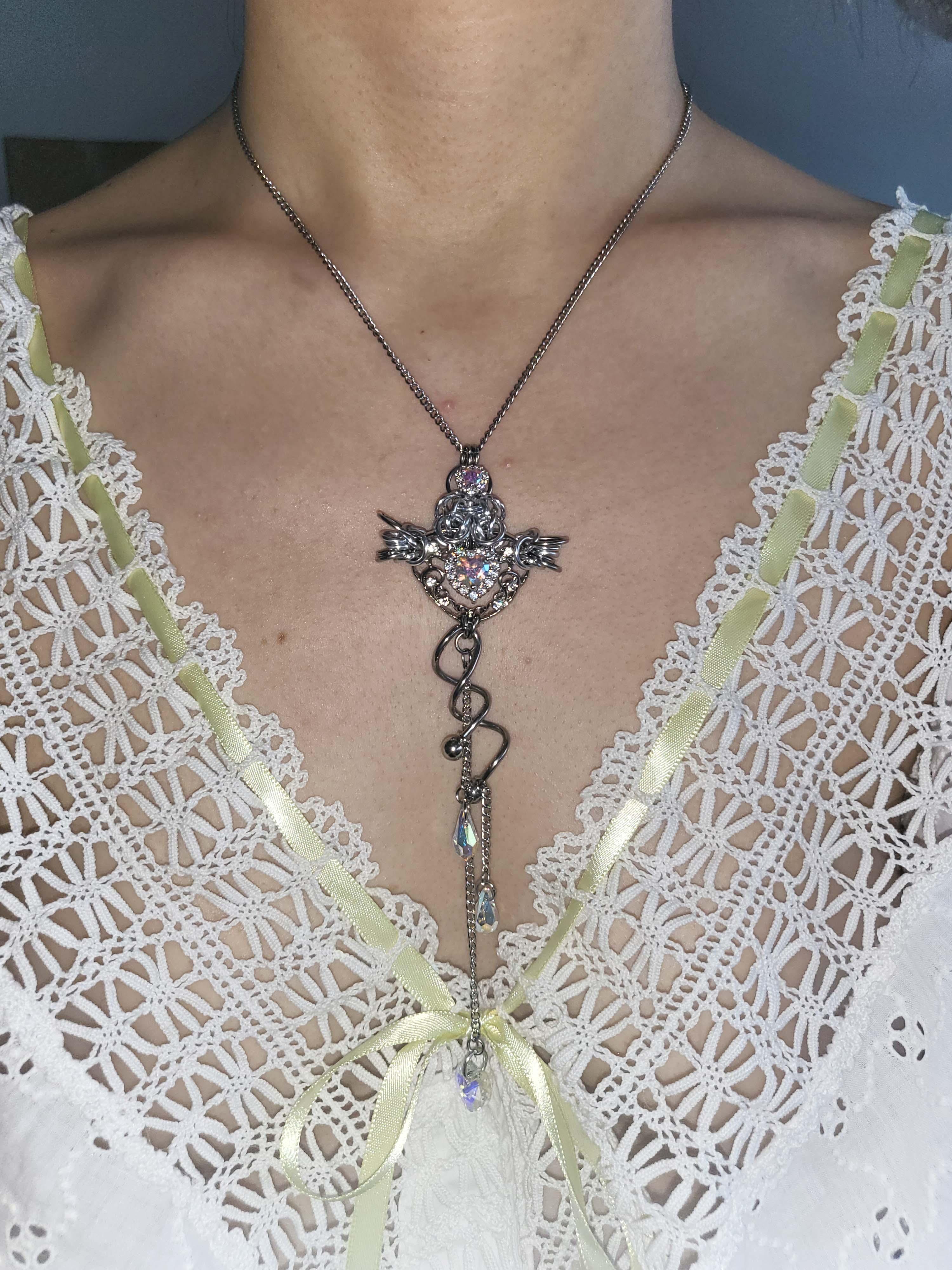 Spiral Portal Amulet in Aurora