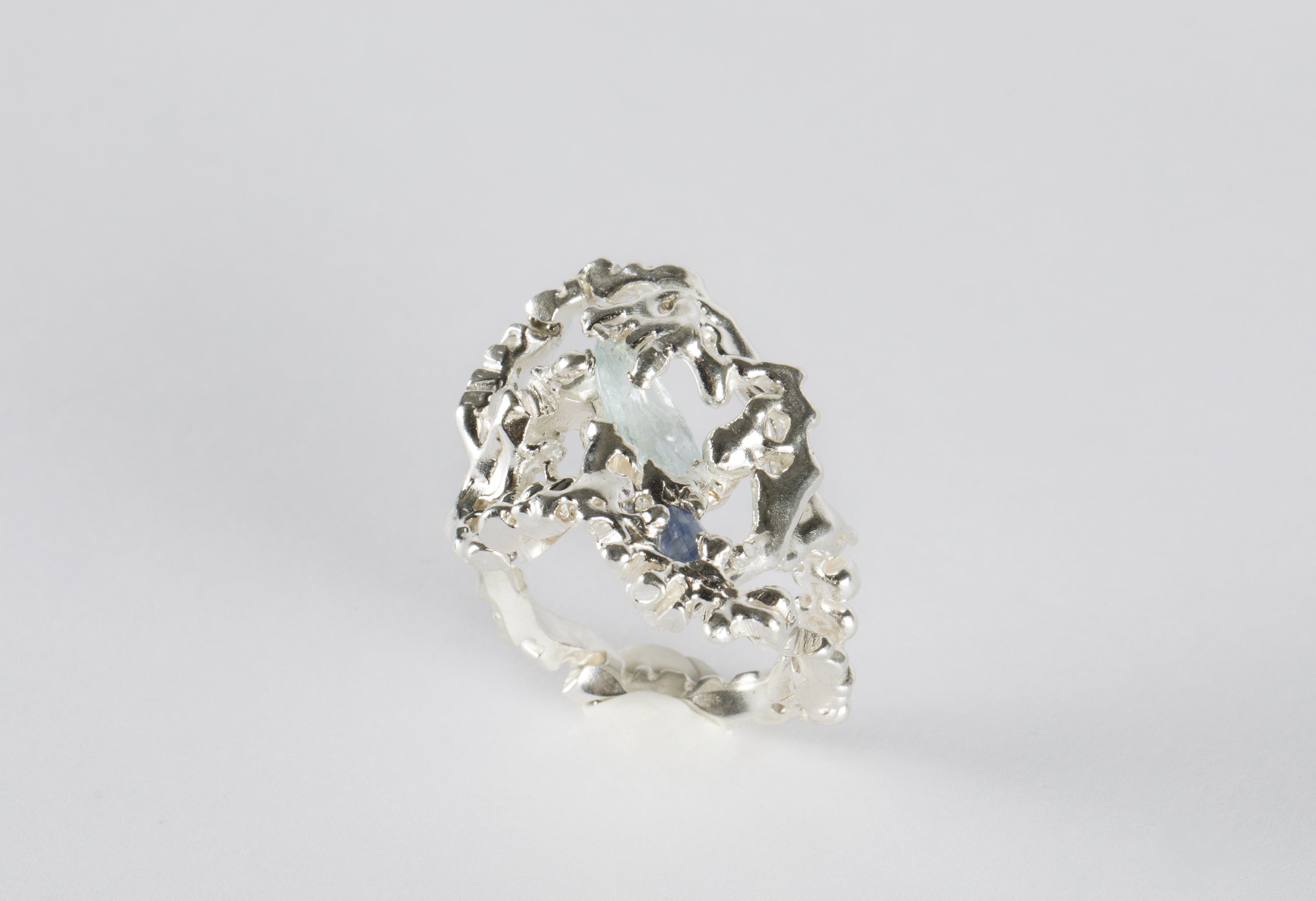 Seafoam Ring in Aquamarine