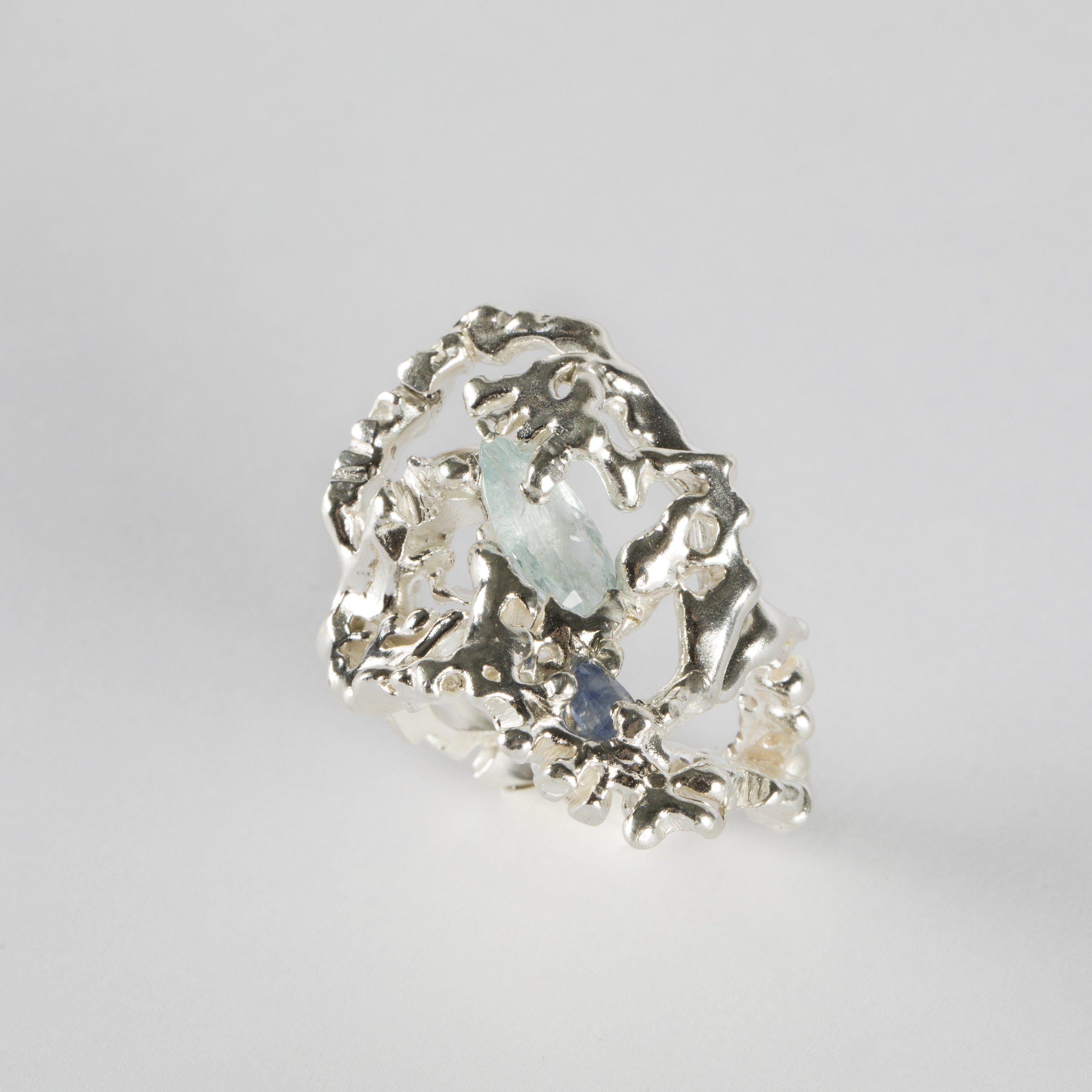 Seafoam Ring in Aquamarine