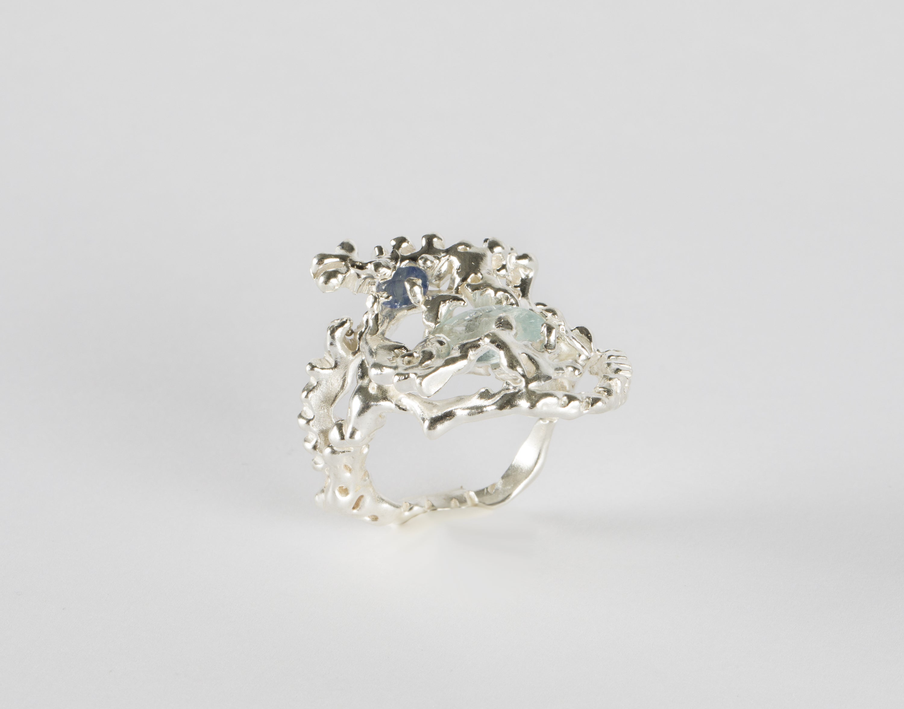 Seafoam Ring in Aquamarine