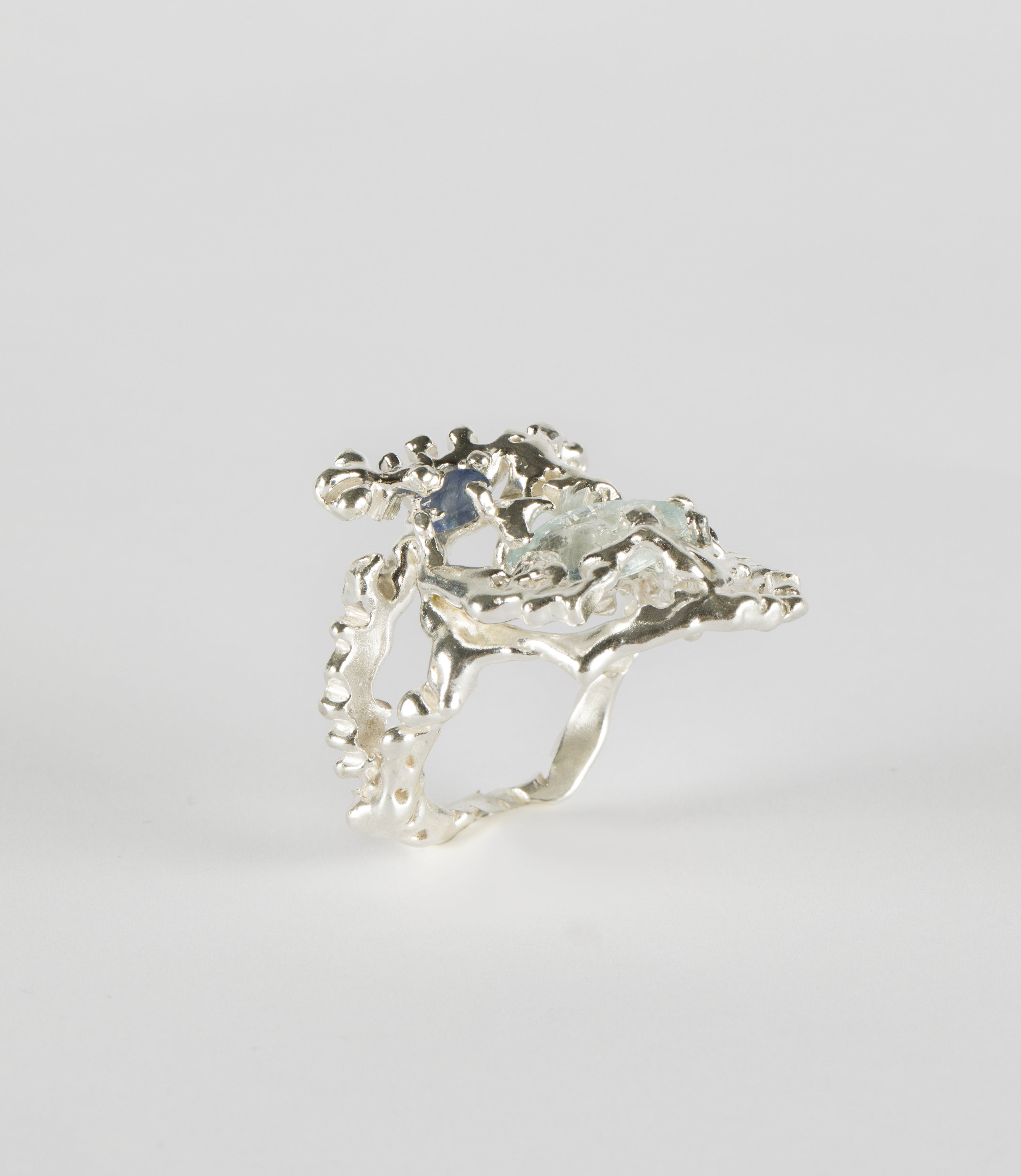 Seafoam Ring in Aquamarine