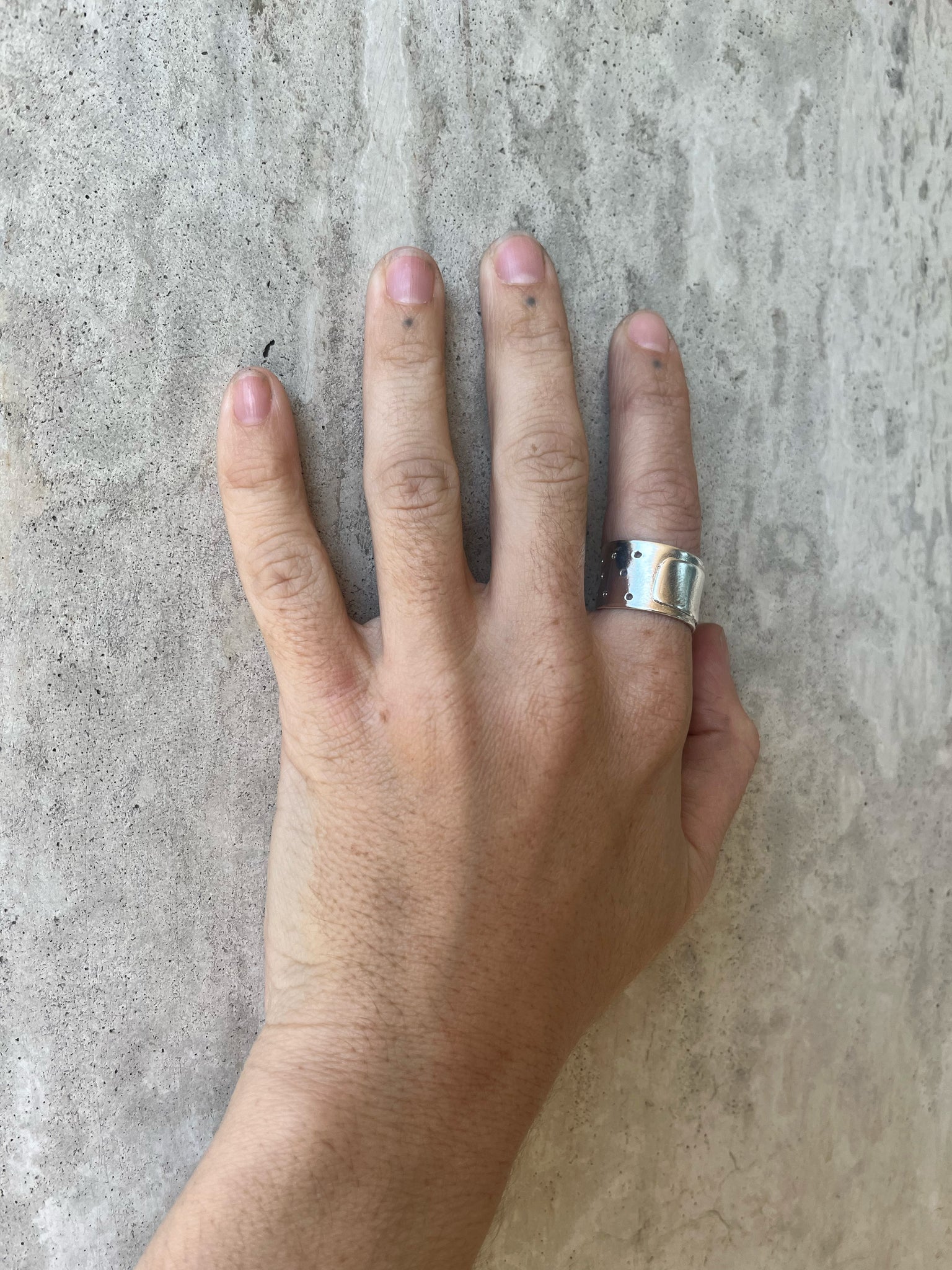 Silver Band Aid Ring