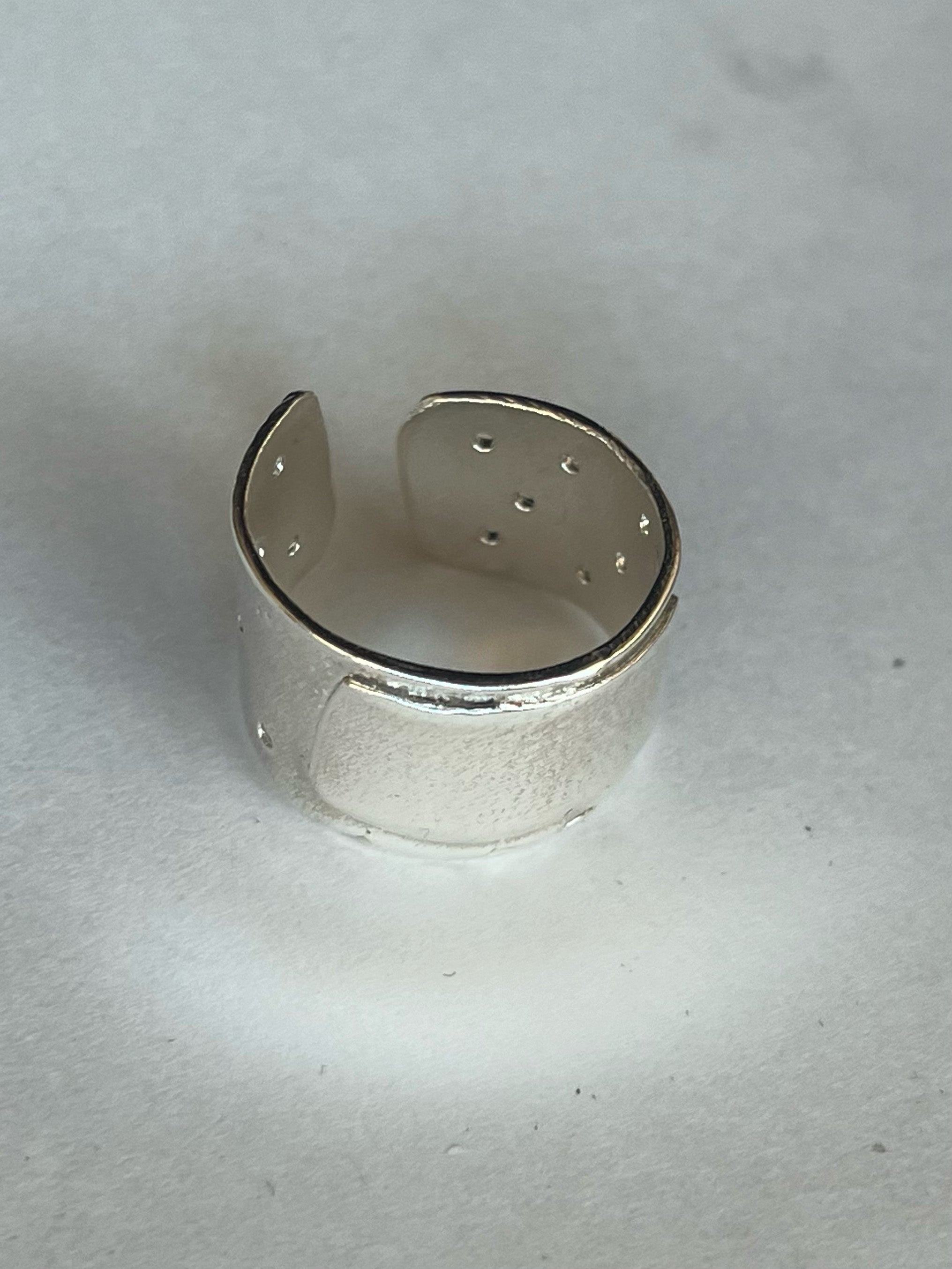 Silver Band Aid Ring