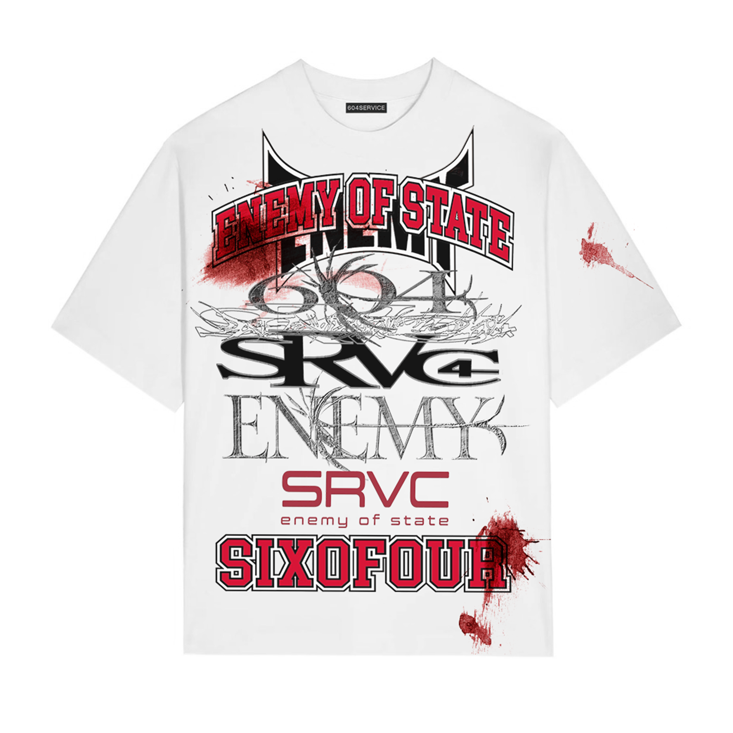 604Service Bloodstain T Shirt