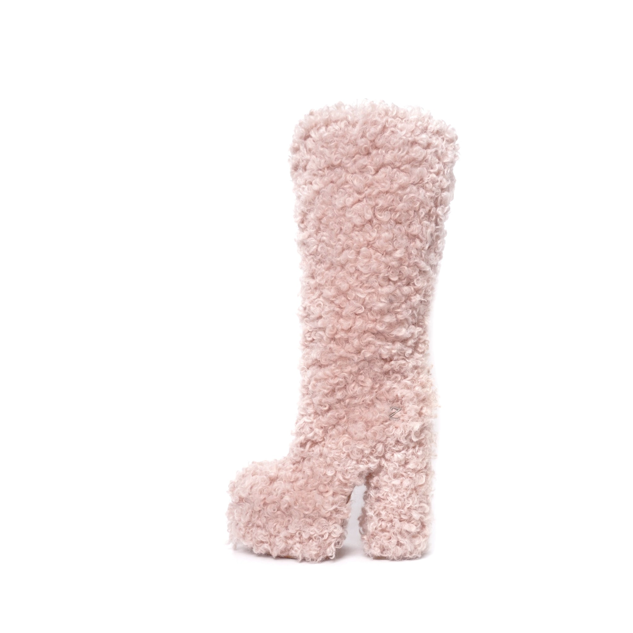 Teddy Boots in Pink