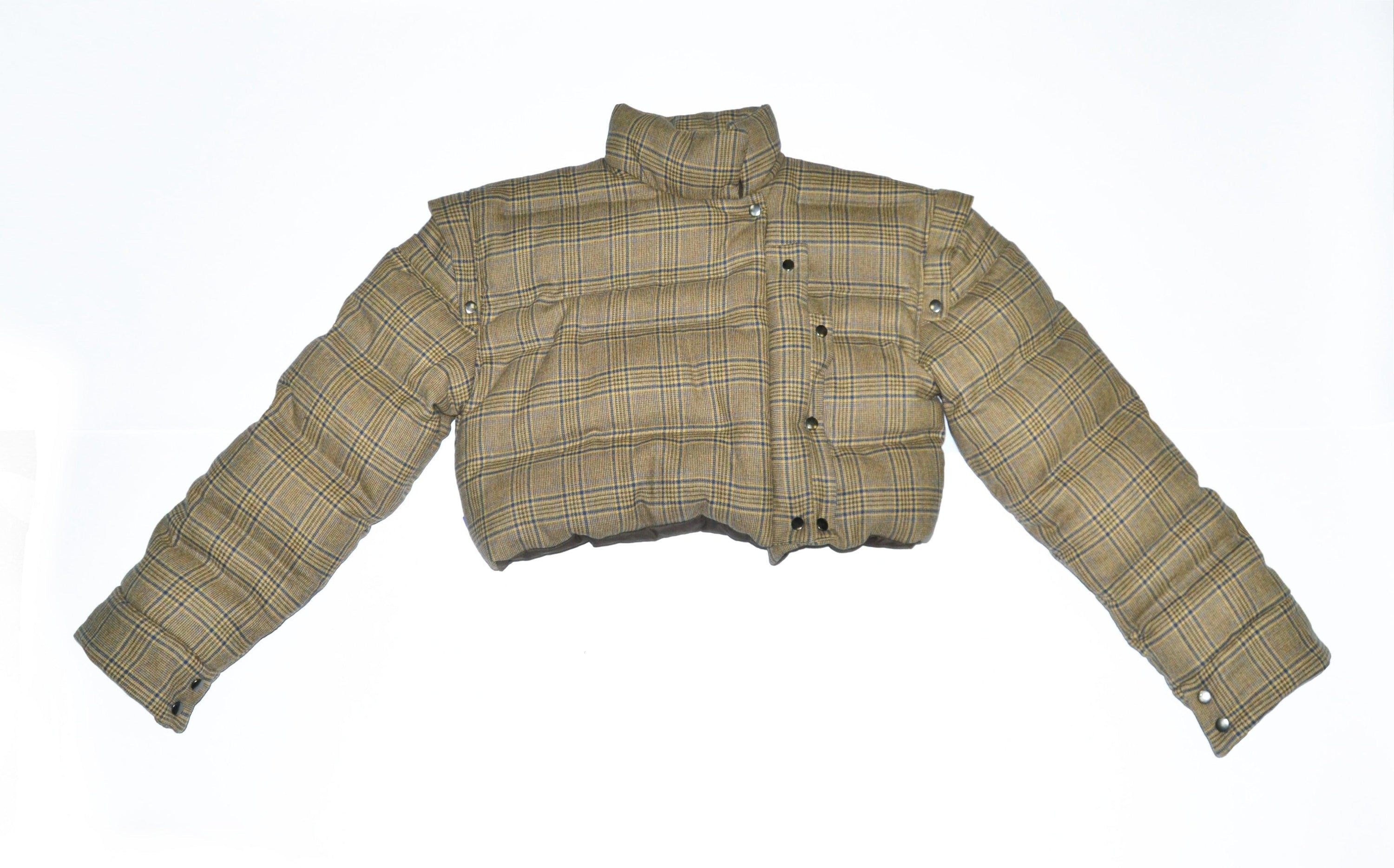 플레드 볼레로 퍼퍼