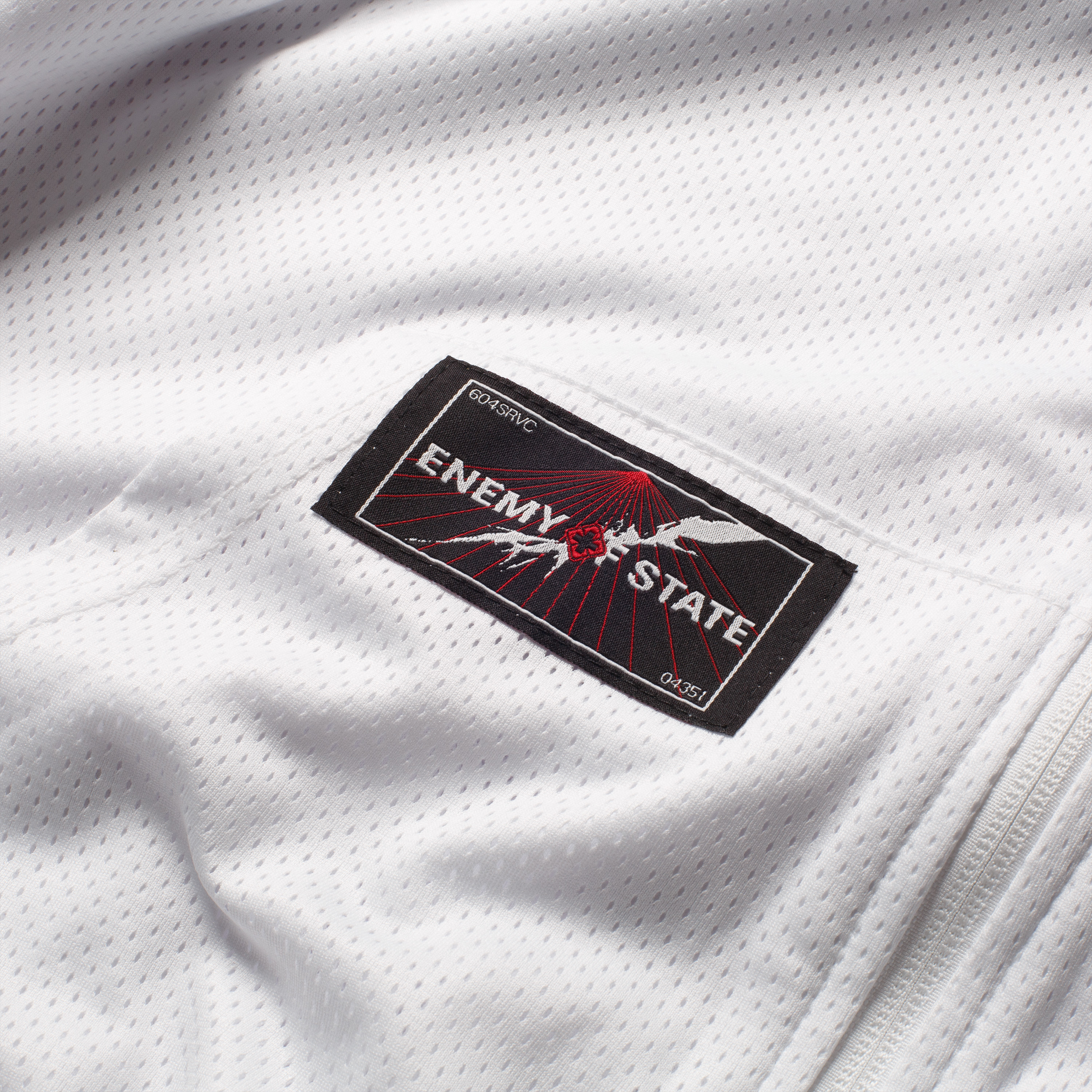 화이트 리버시블 스포티 지퍼업 후드 티셔츠