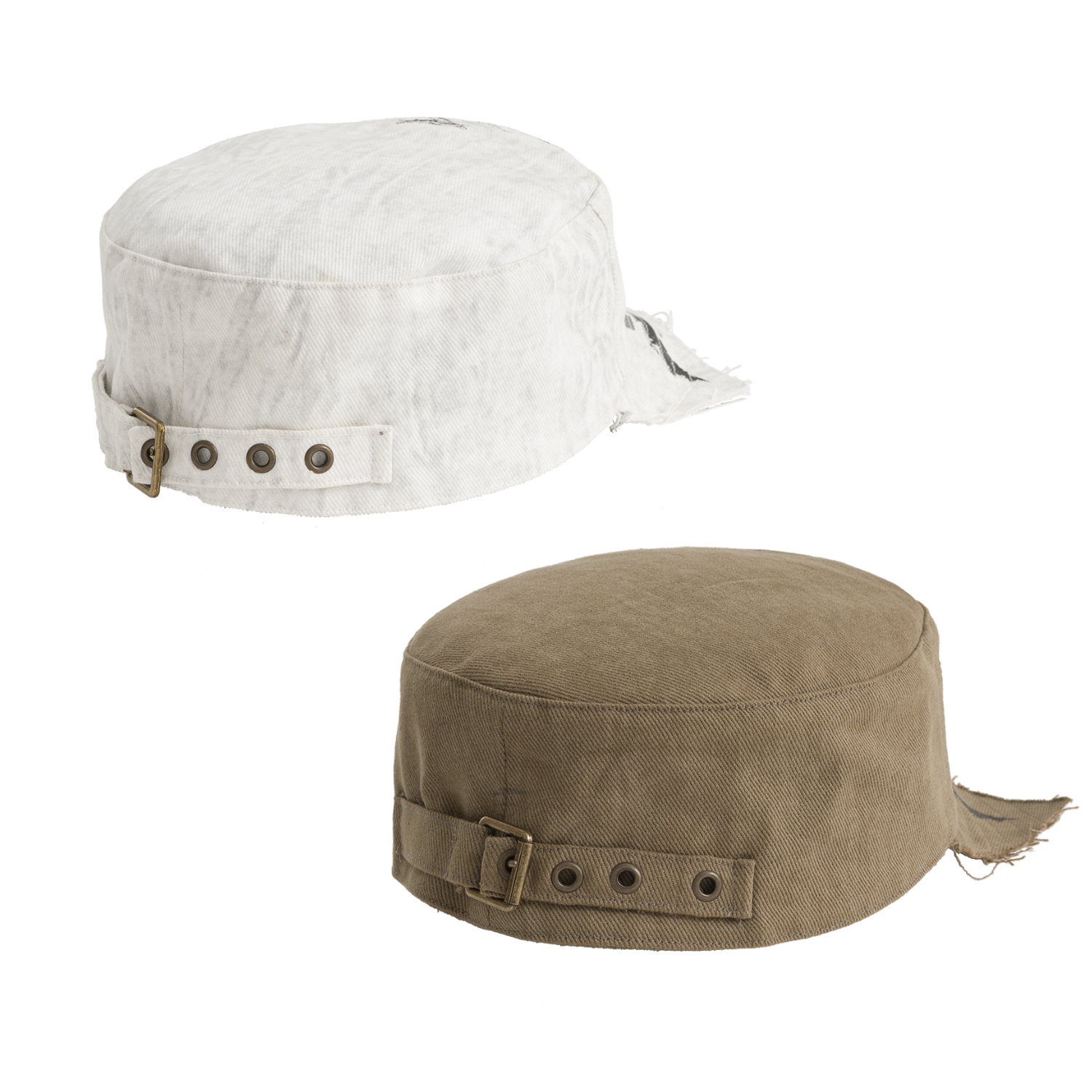 NOWAR Shaped Flat Brim Cap