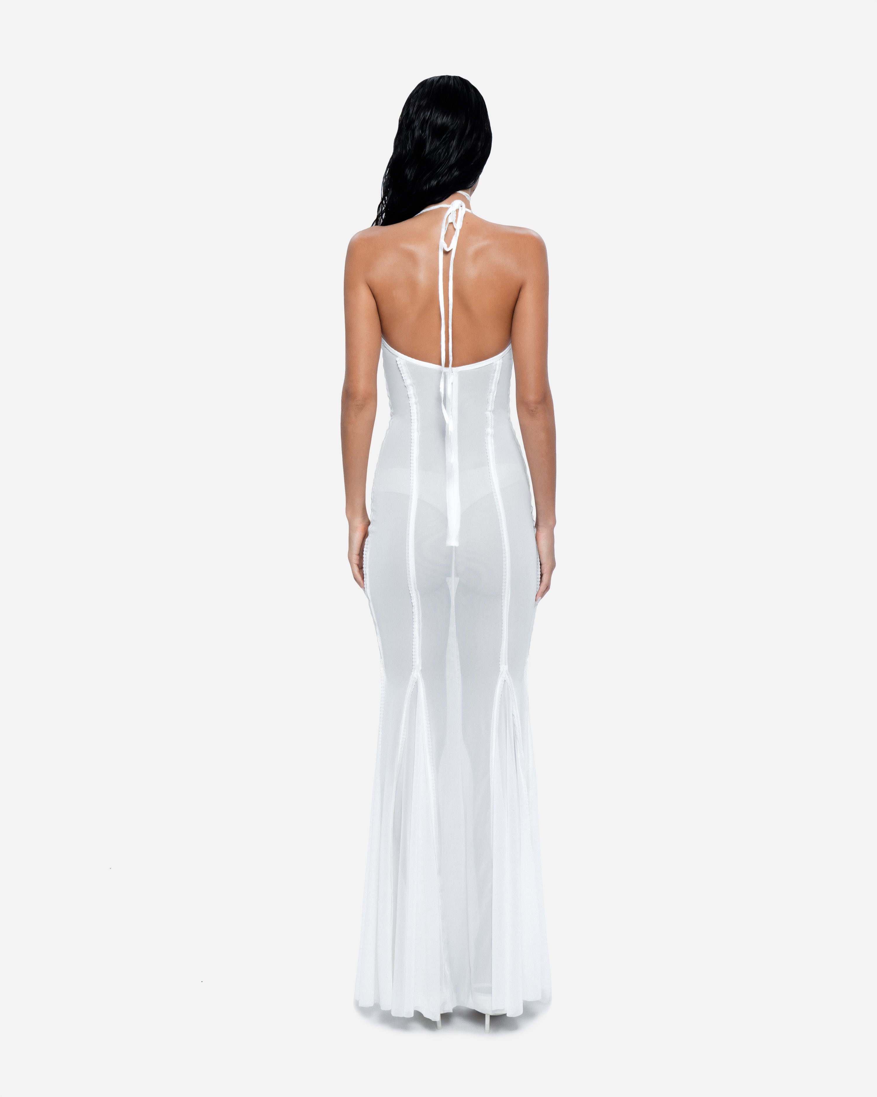Siren Maxi Dress in White