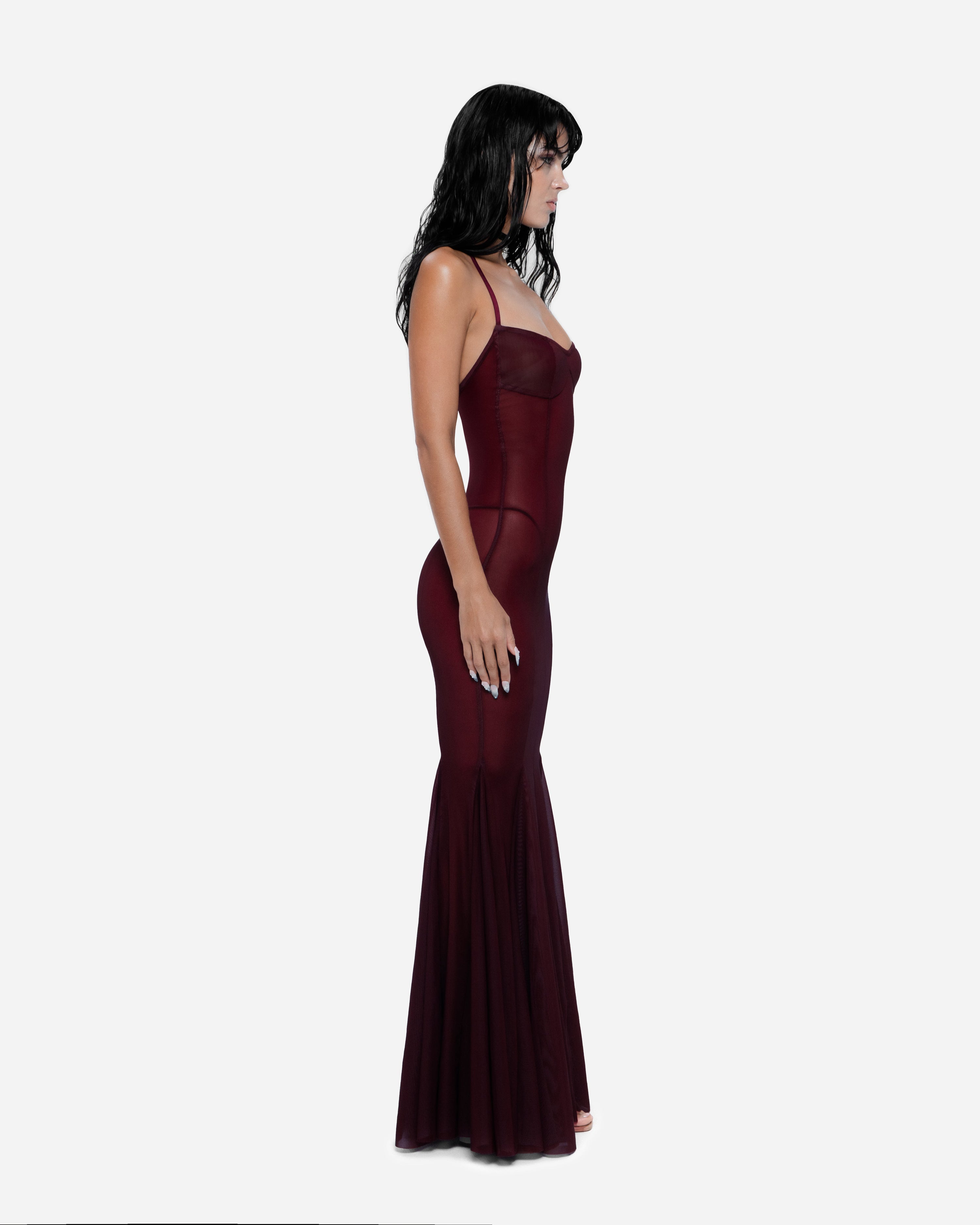Siren Maxi Dress in Black