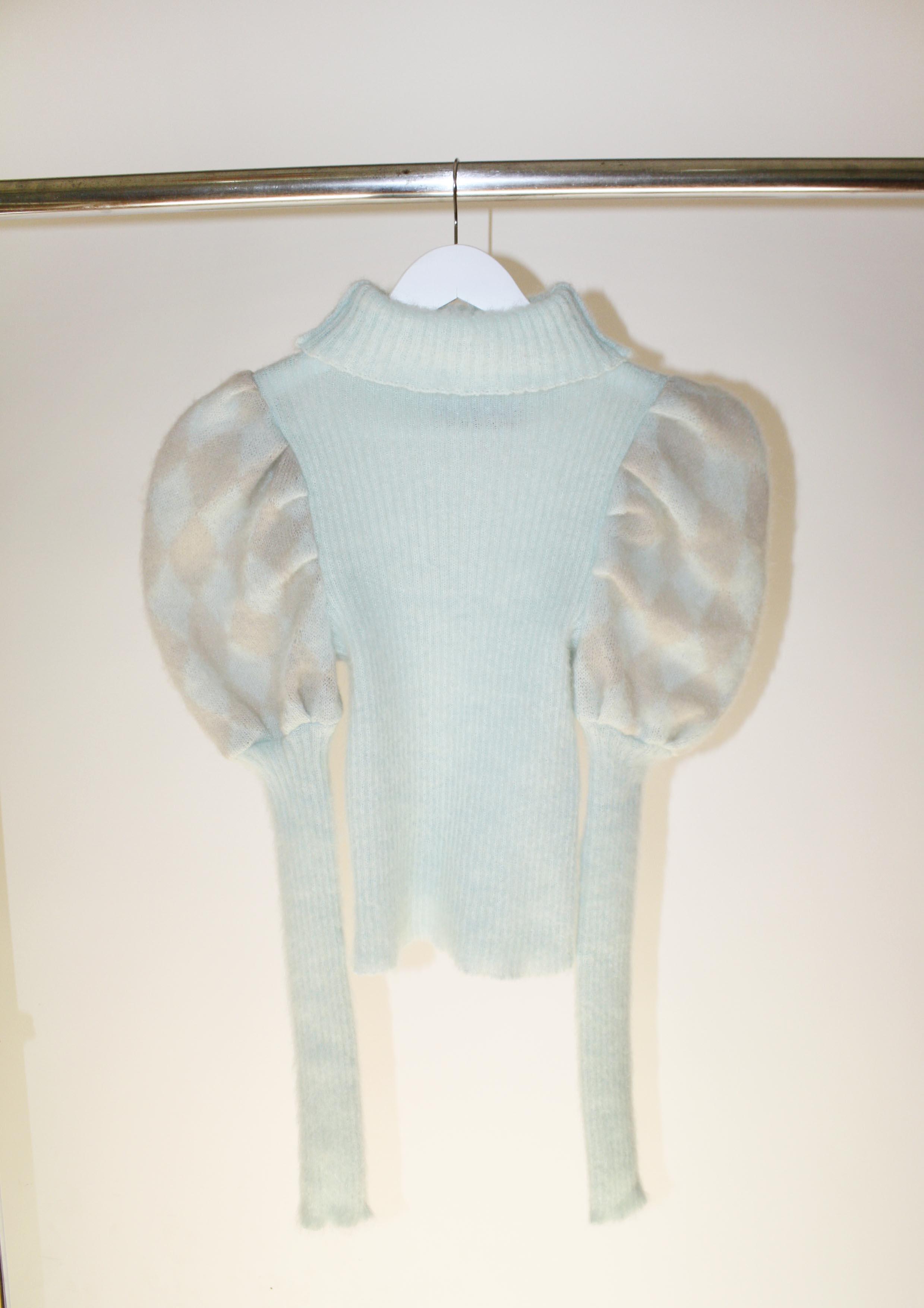 Cotton Candy Sweater in Light Blue