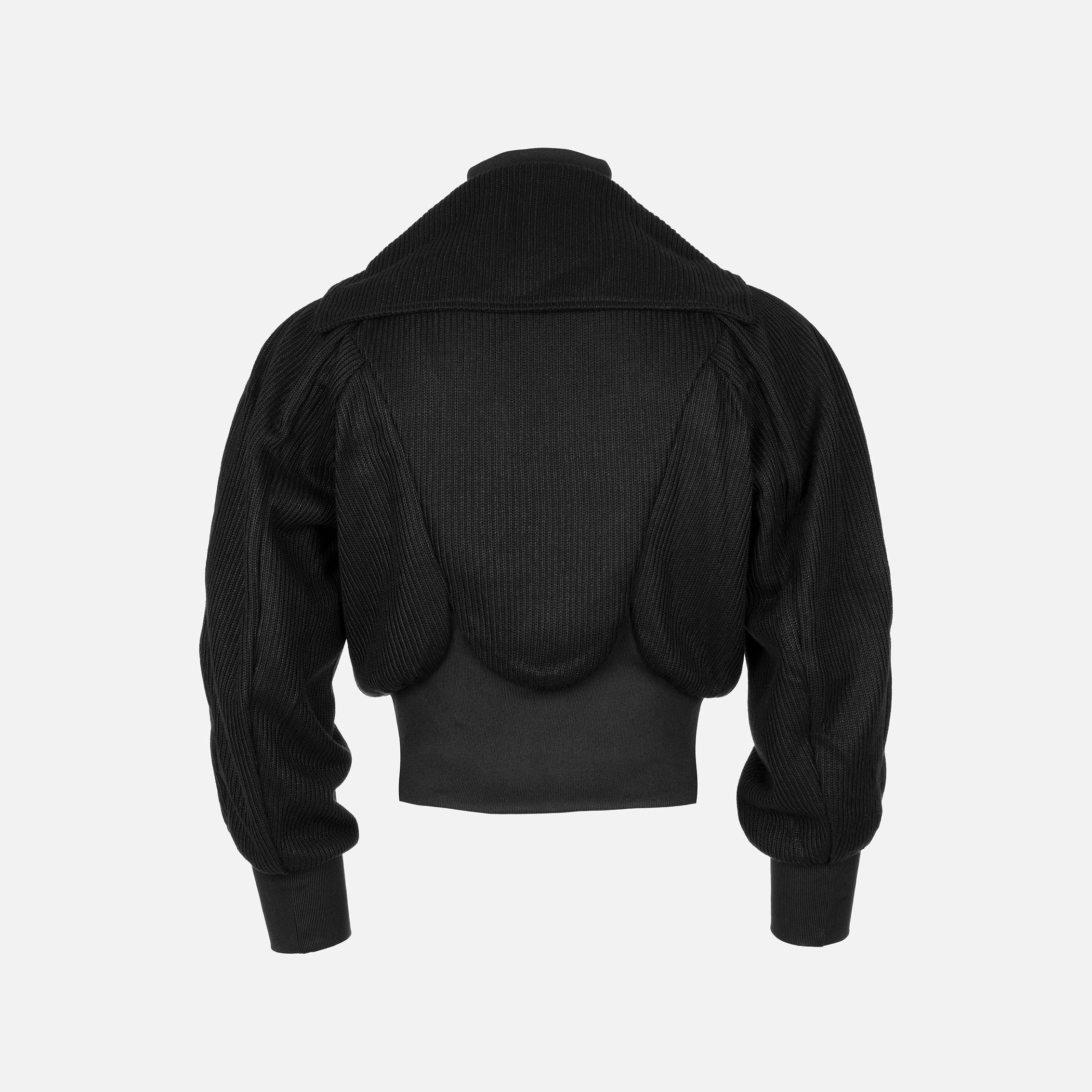 Cruise Zip Sweater in Black