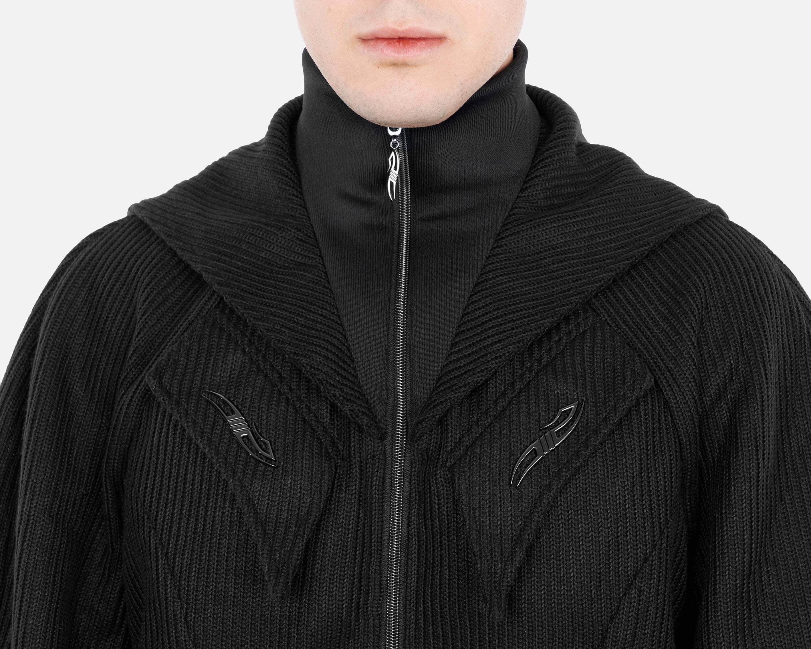 Cruise Zip Sweater in Black