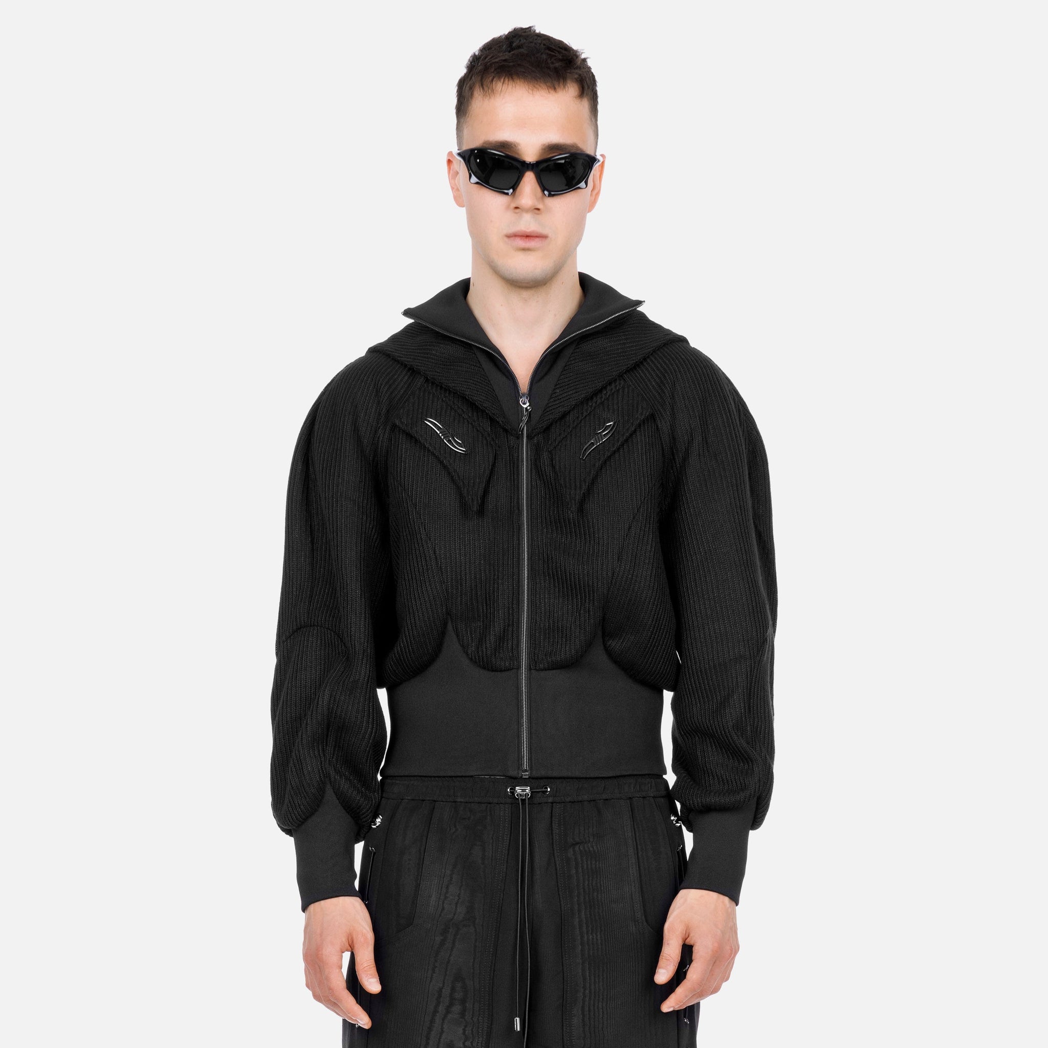 Cruise Zip Sweater in Black