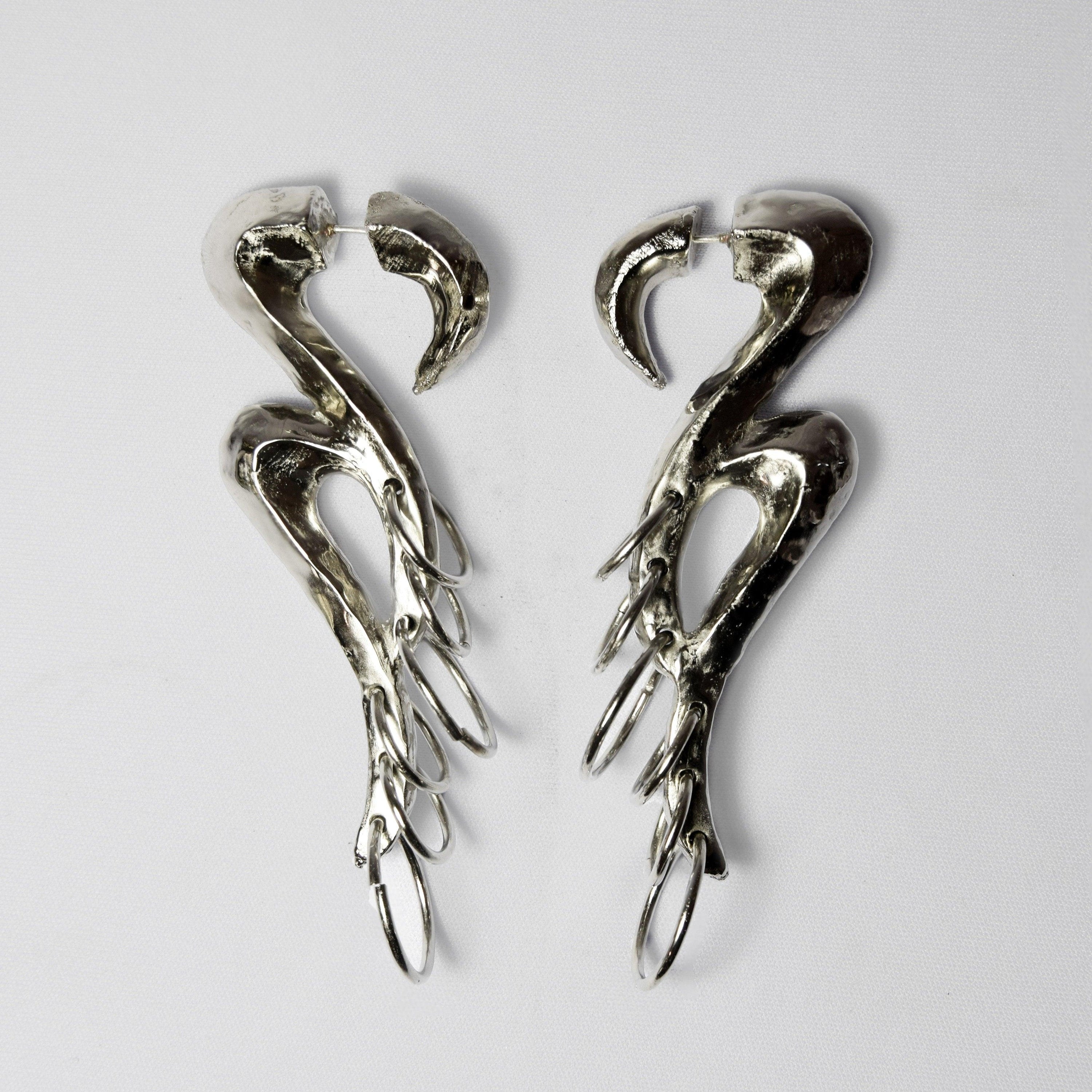 Cyber Double Earrings