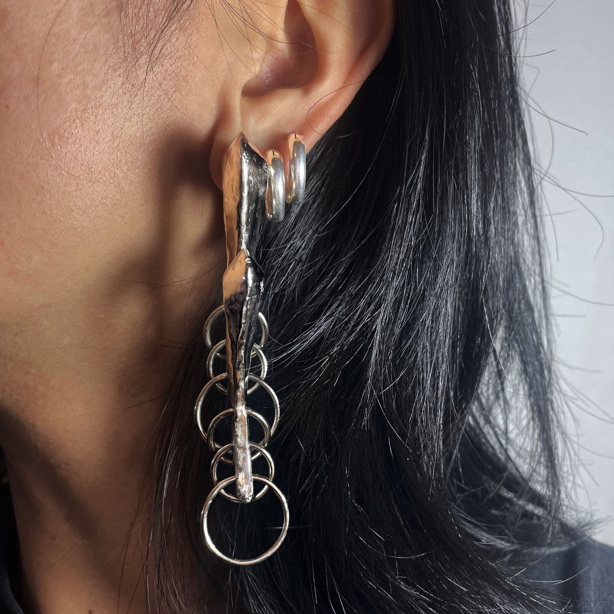 Cyber Double Earrings