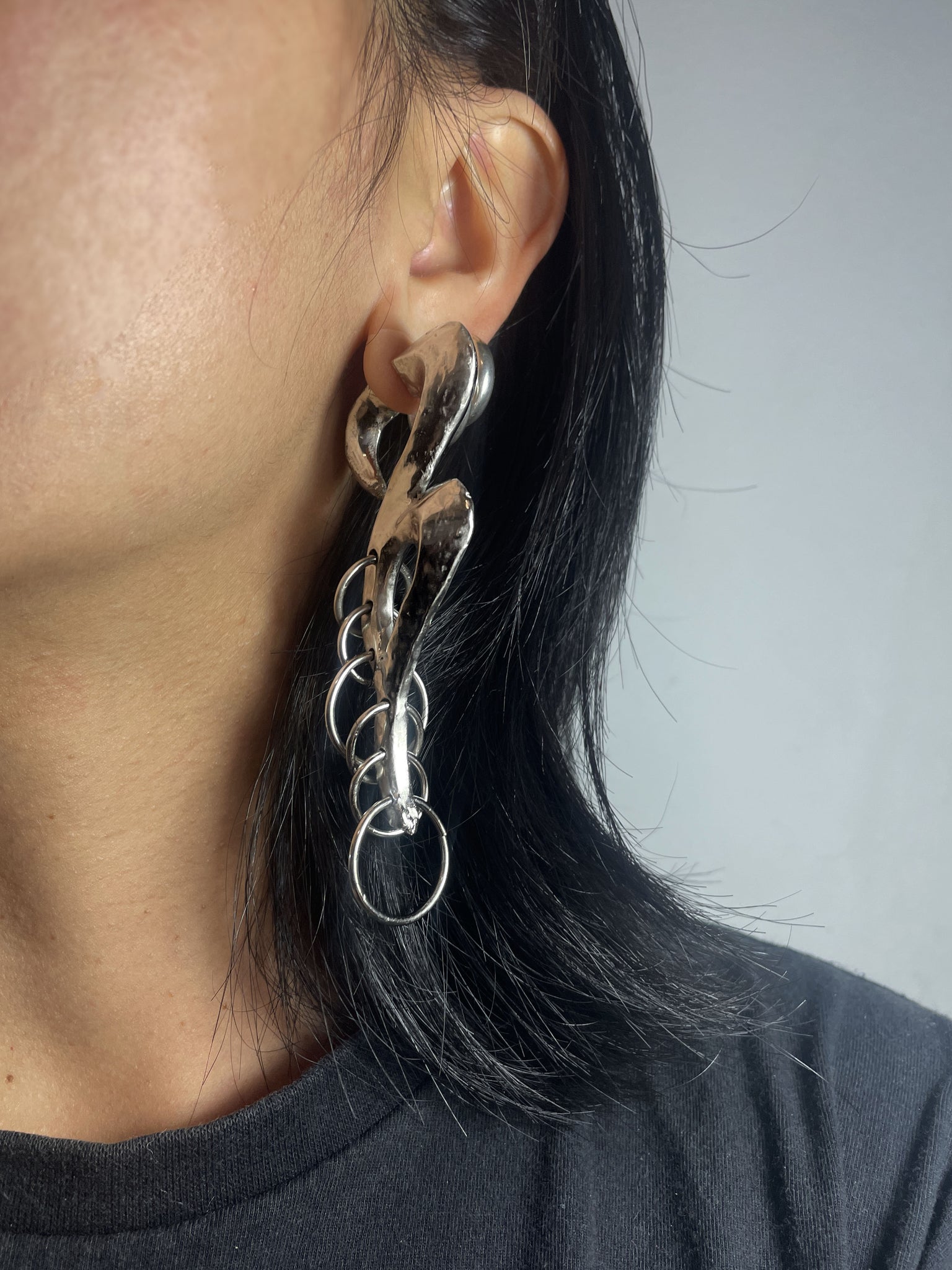 Cyber Double Earrings