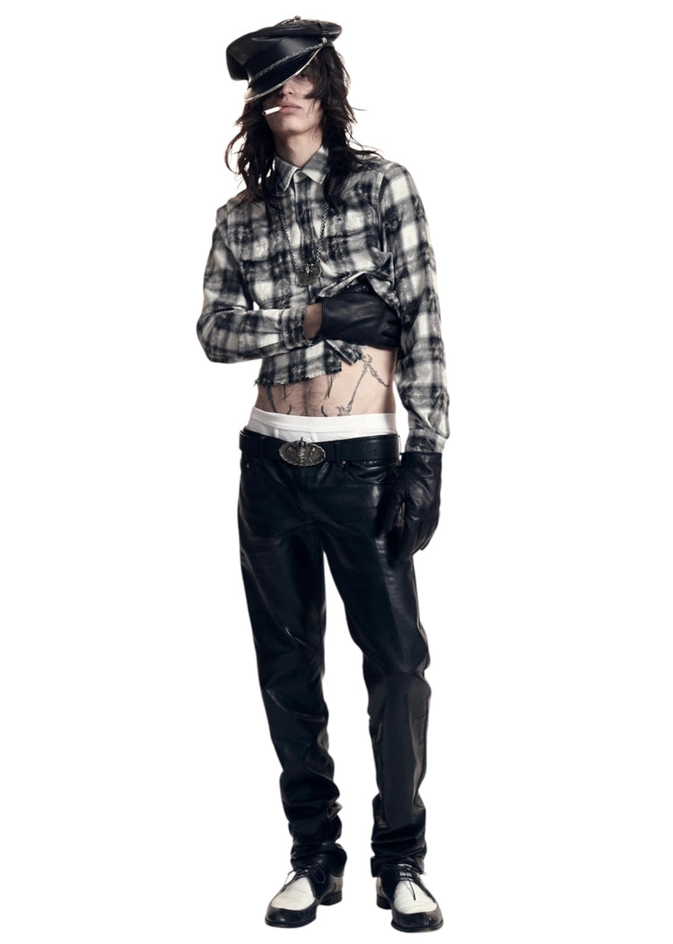 Washed Check Shirt