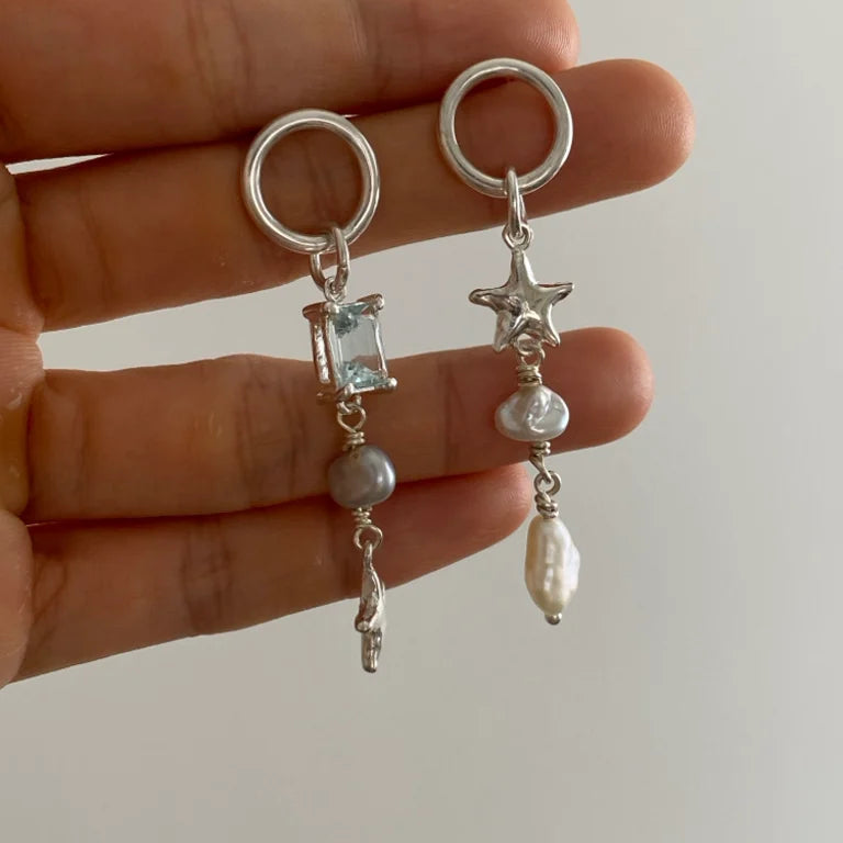 천상의 스터드 귀걸이