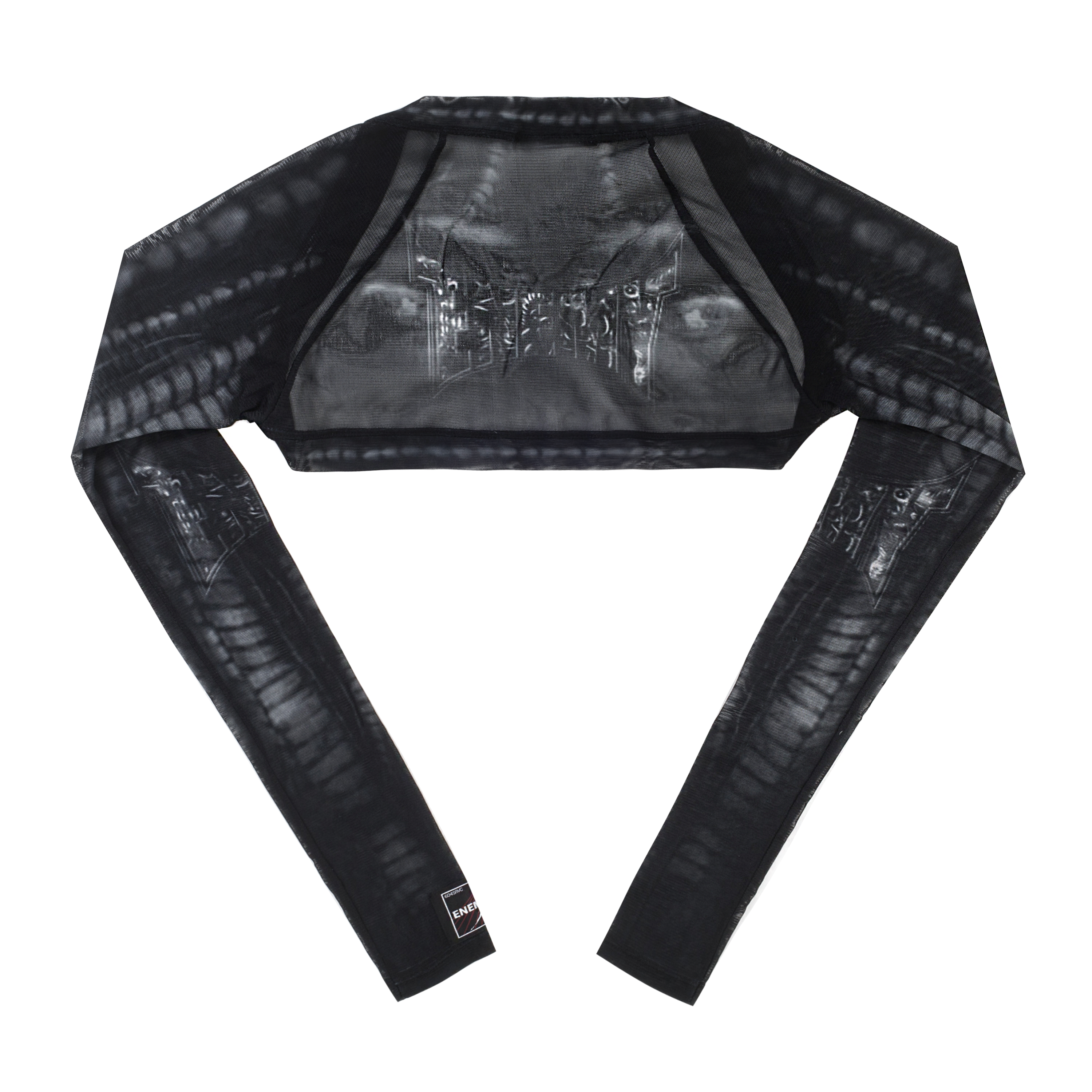 00s DIESEL black mesh fabric cardigan 短丈 Mesh Cardigan – System