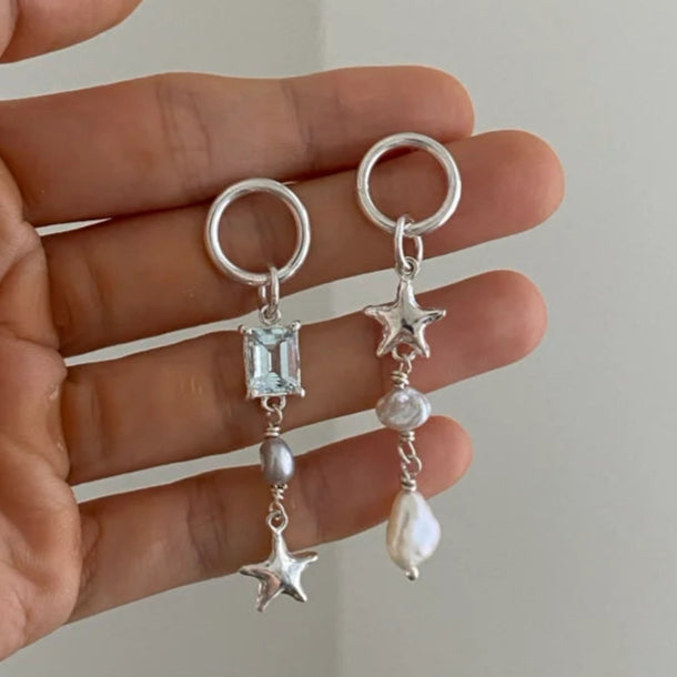 천상의 스터드 귀걸이