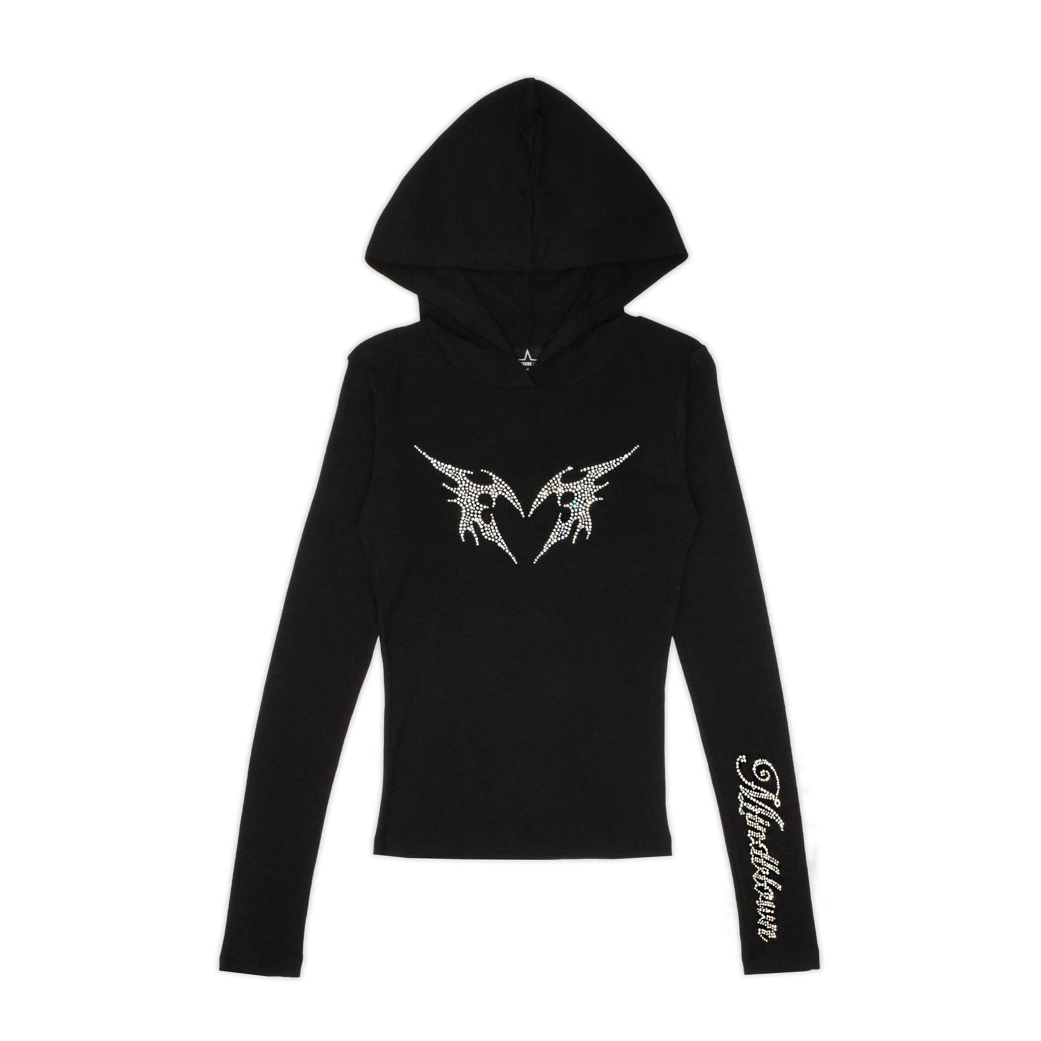 Dark Angel Rhinestone Baby Tee