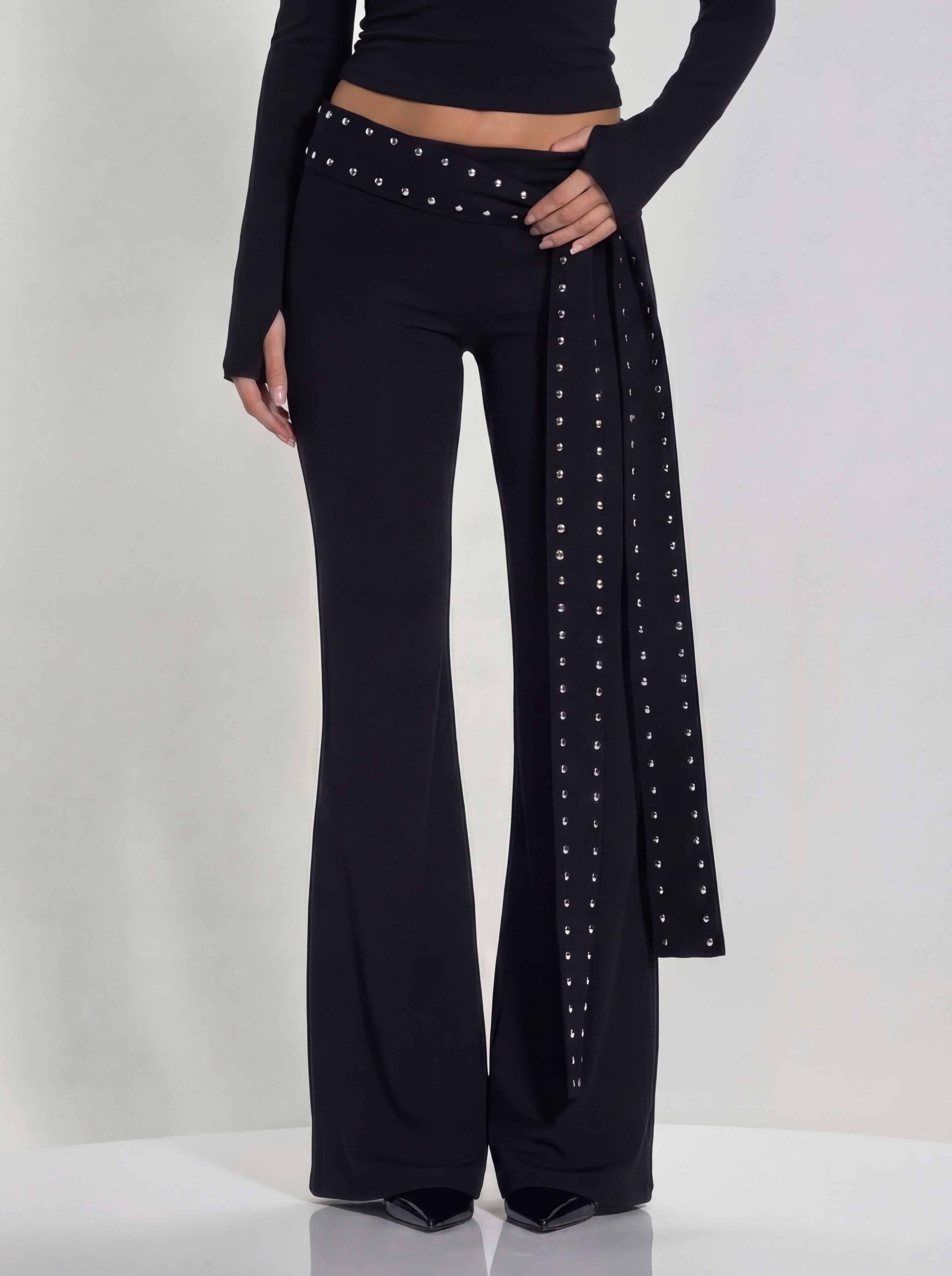Not Innocent Pants in Black