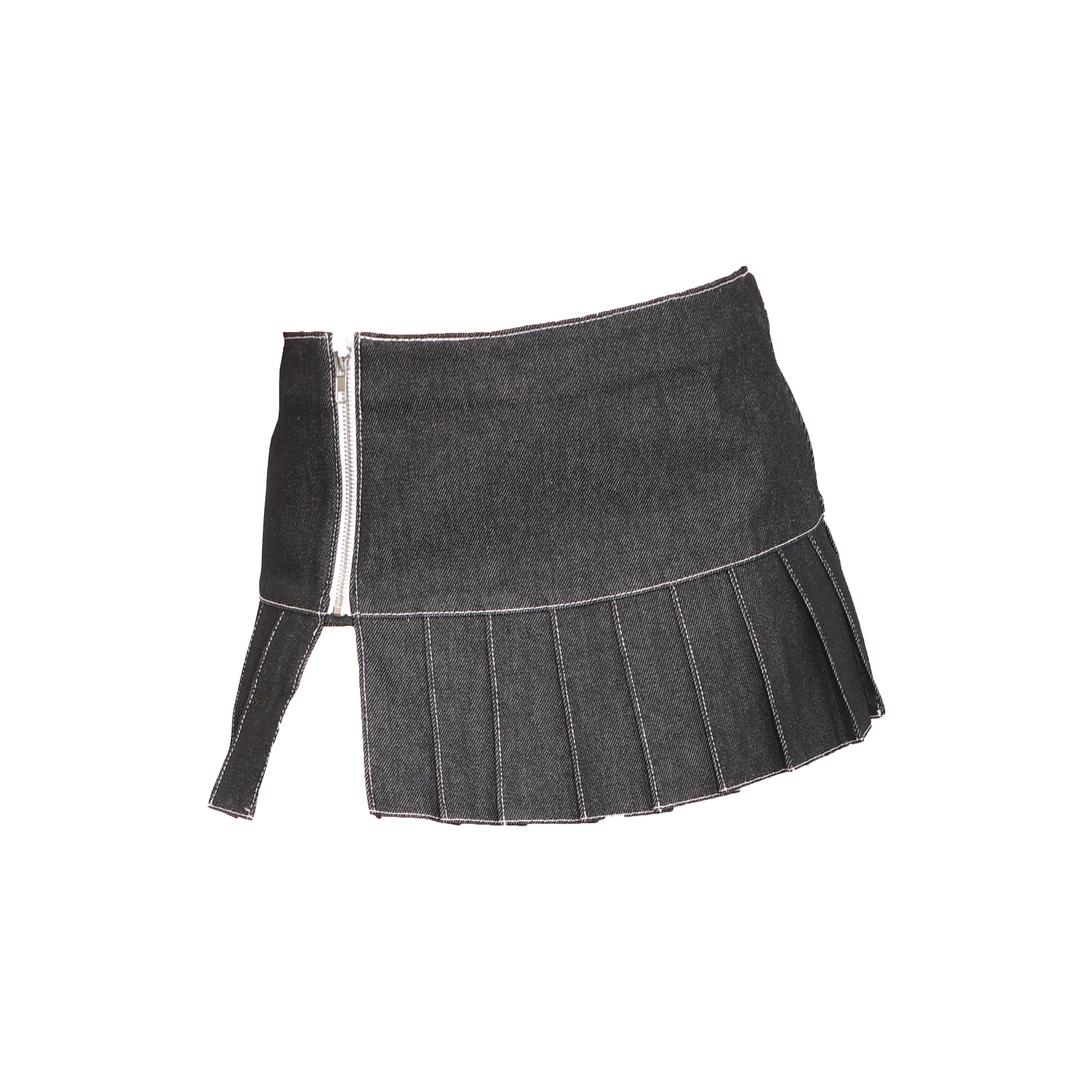 데님 스타 스커트