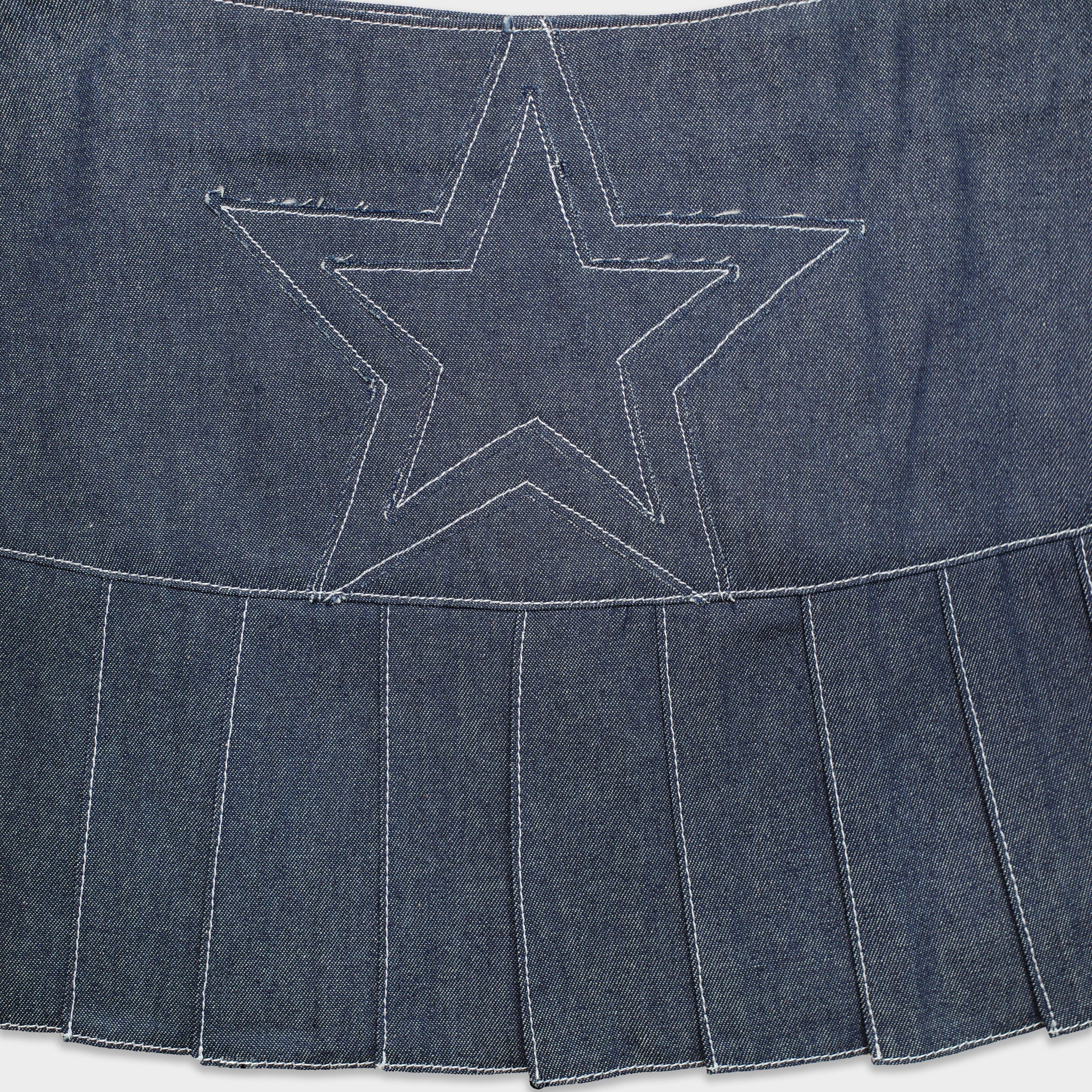 Denim Star Skirt