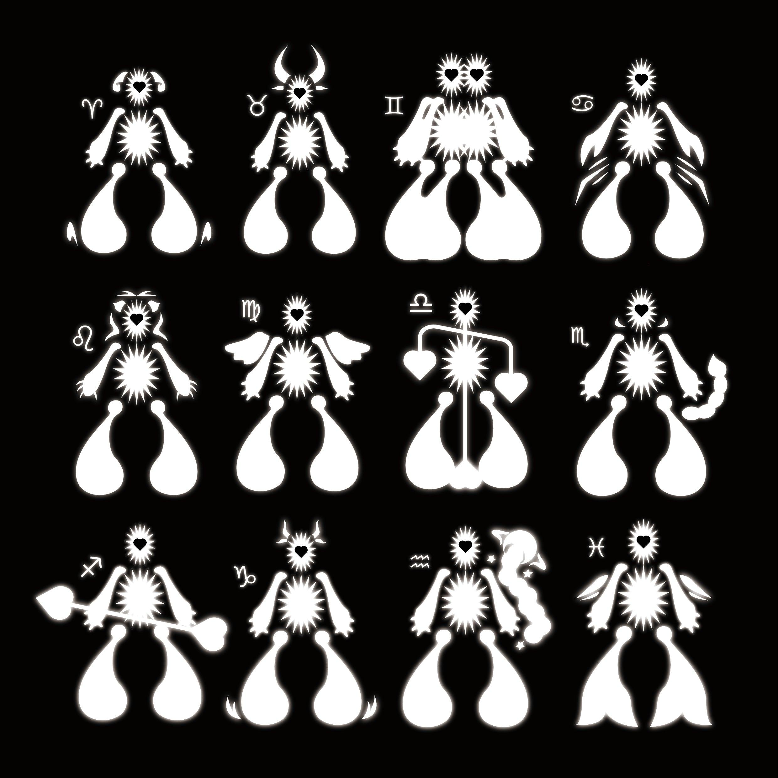 Marine Zodiac Series Keychain in Aquarius
