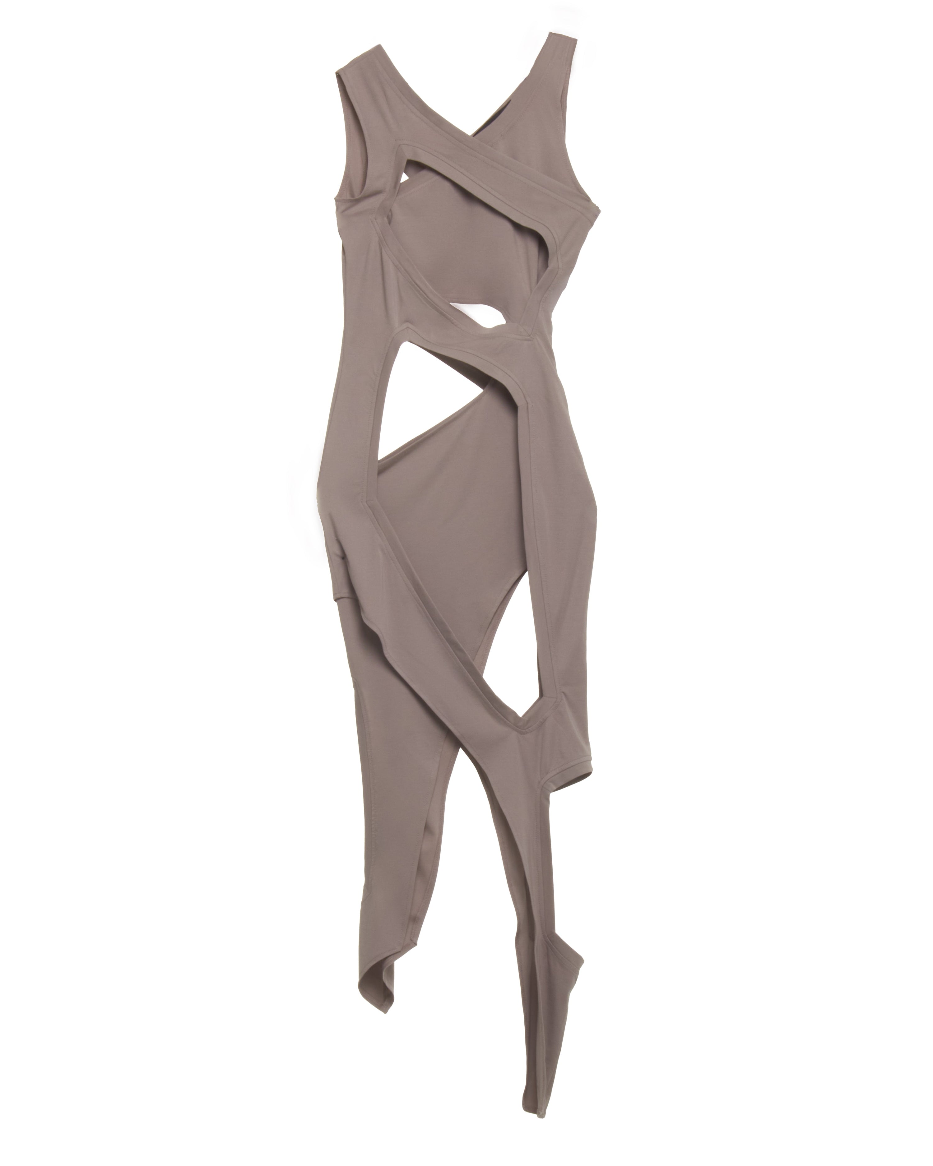 Double Layer Dress in Grey
